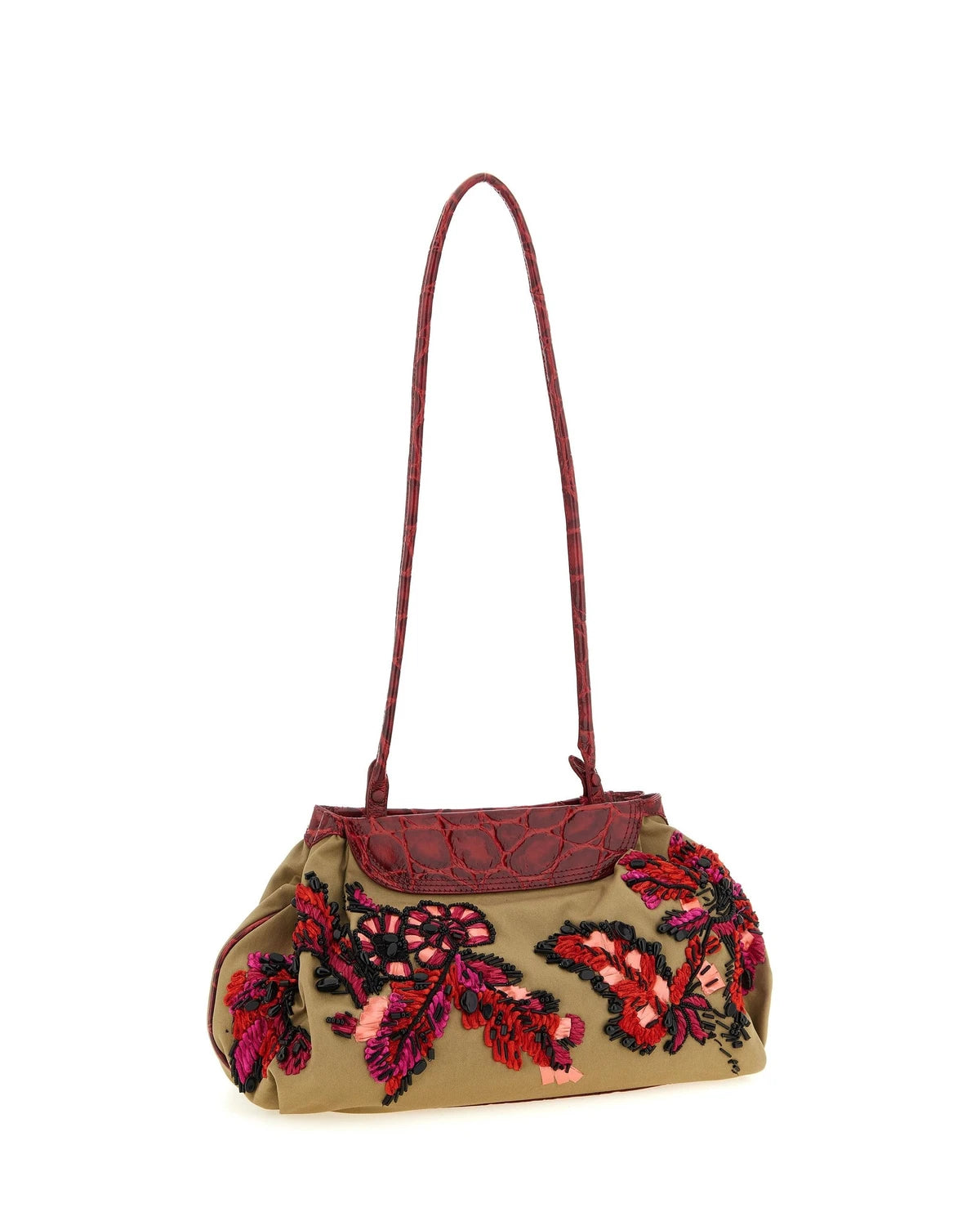 Dries Van Noten Shoulder Bag in multicolor, Cotton — view 2
