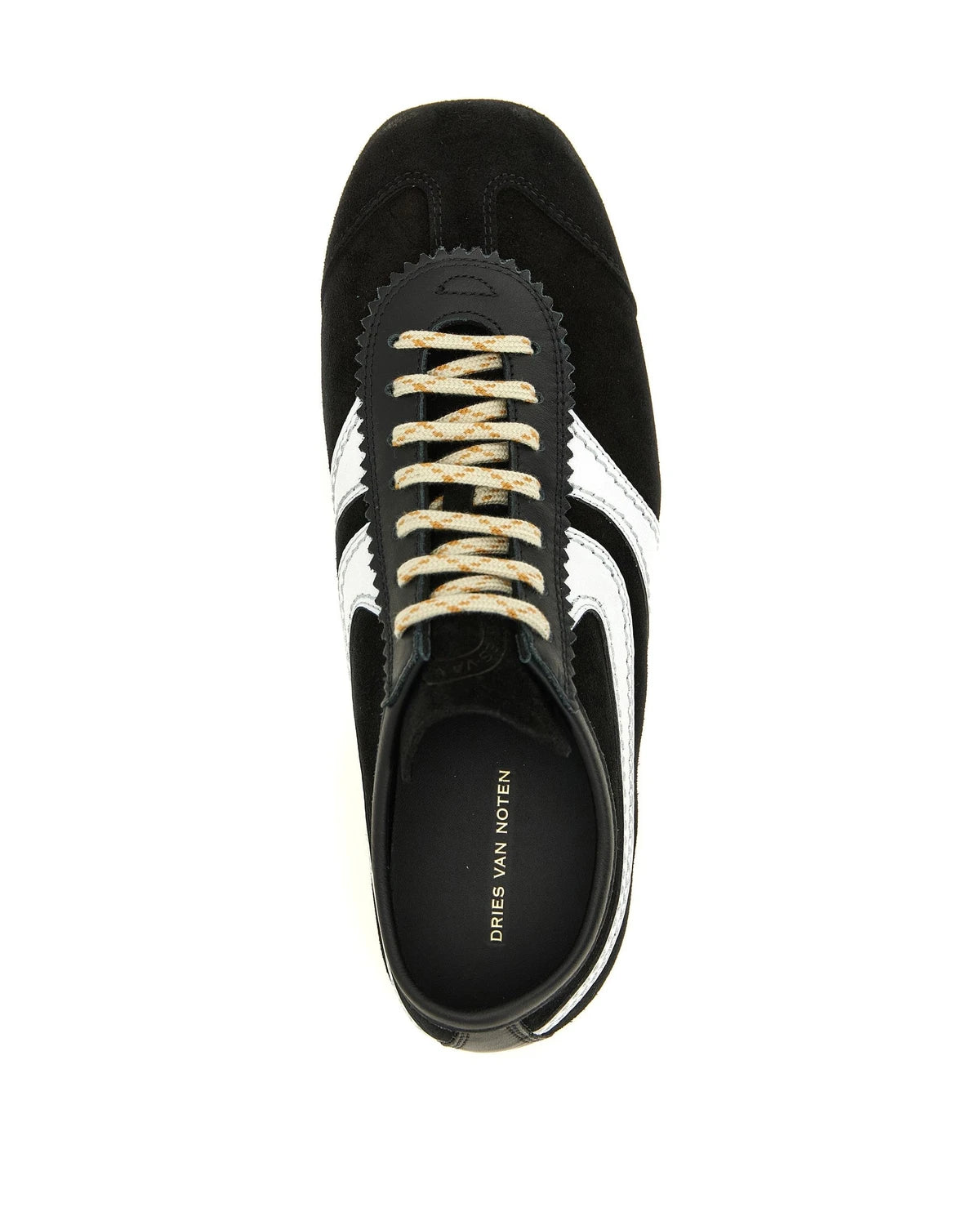 Dries Van Noten Sneakers in black, Calfskin Leather — view 4