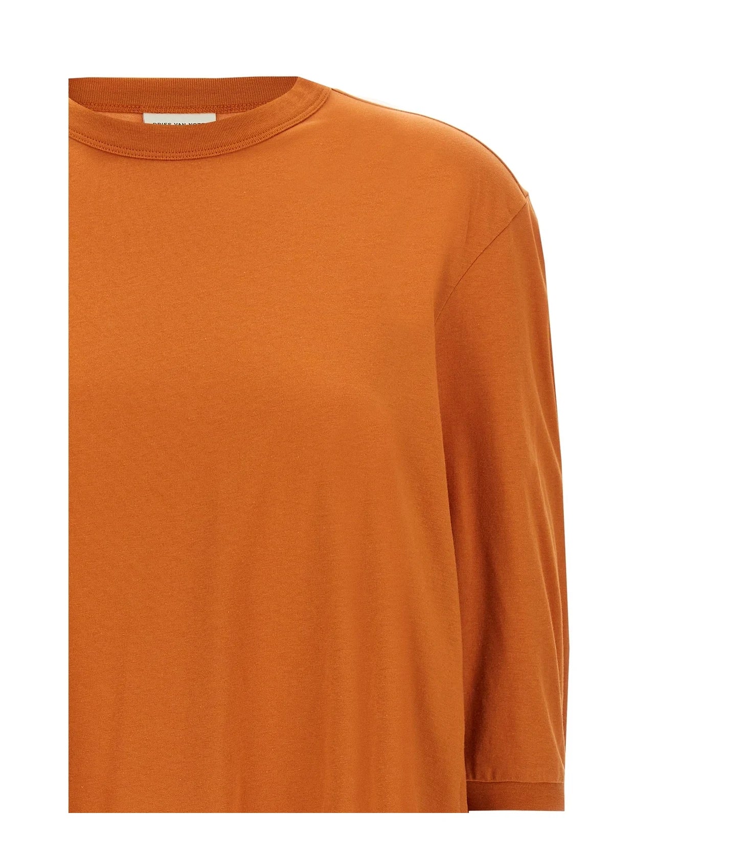 Dries Van Noten T-Shirt in orange, Cotton — view 3