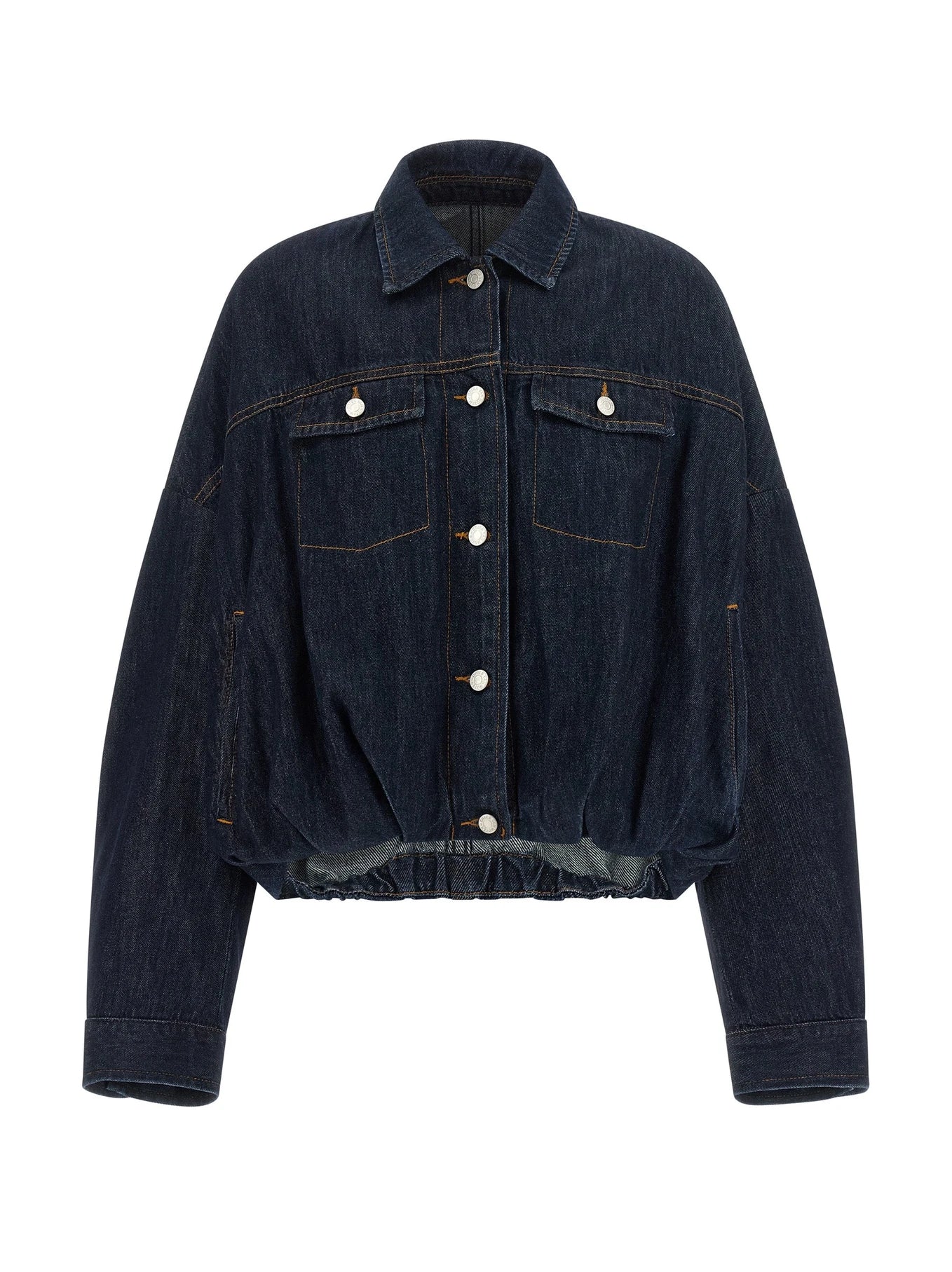Dries Van Noten Trucker Jacket in blue, Cotton