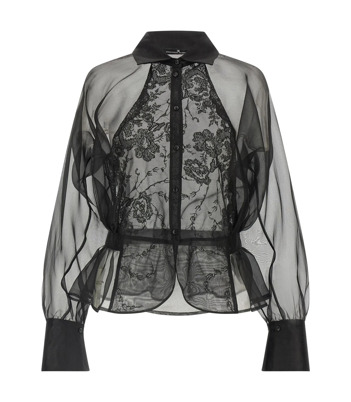 Ermanno Scervino Blouse in black, Silk