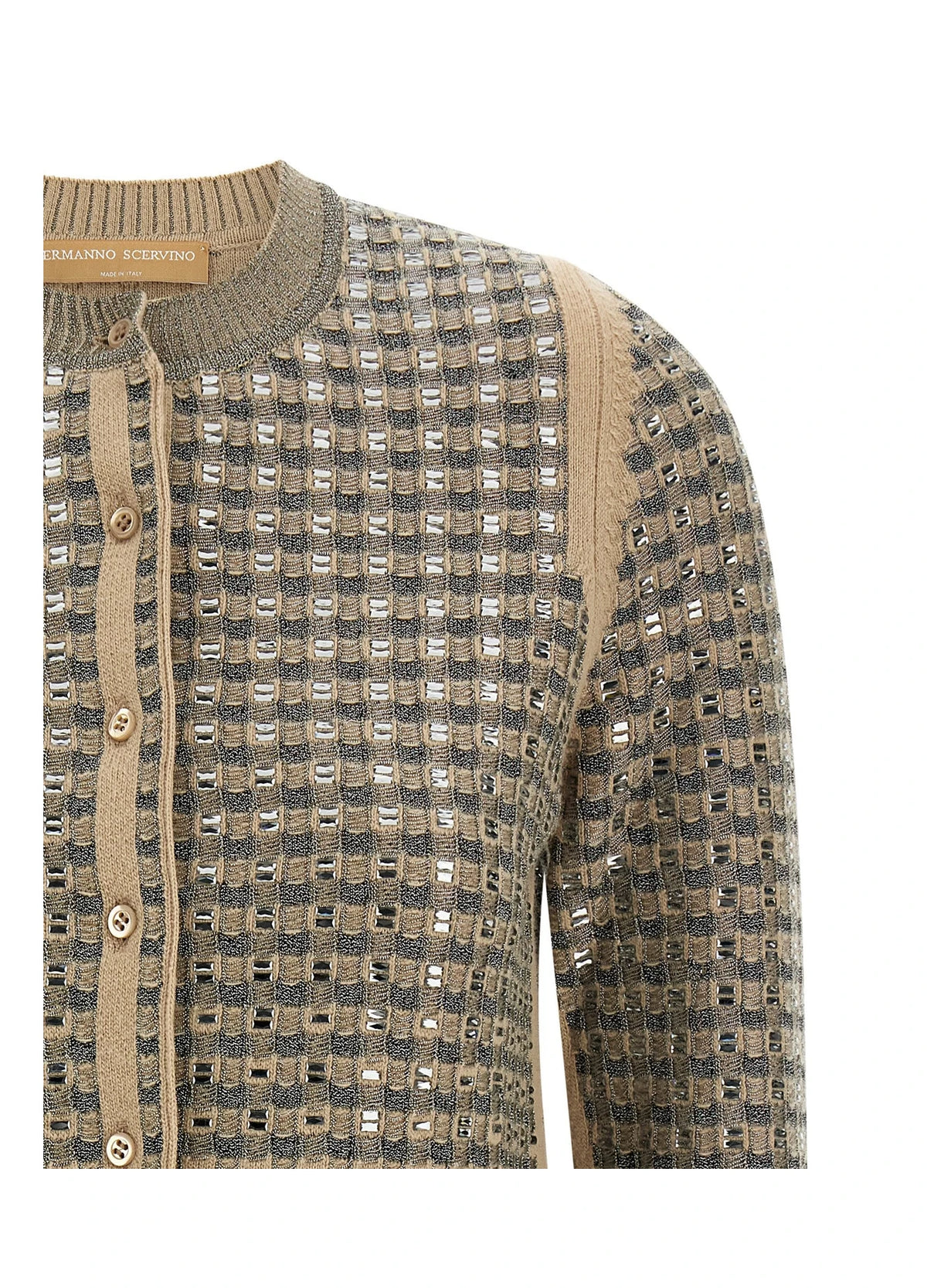 Ermanno Scervino Cardigan in beige — view 3