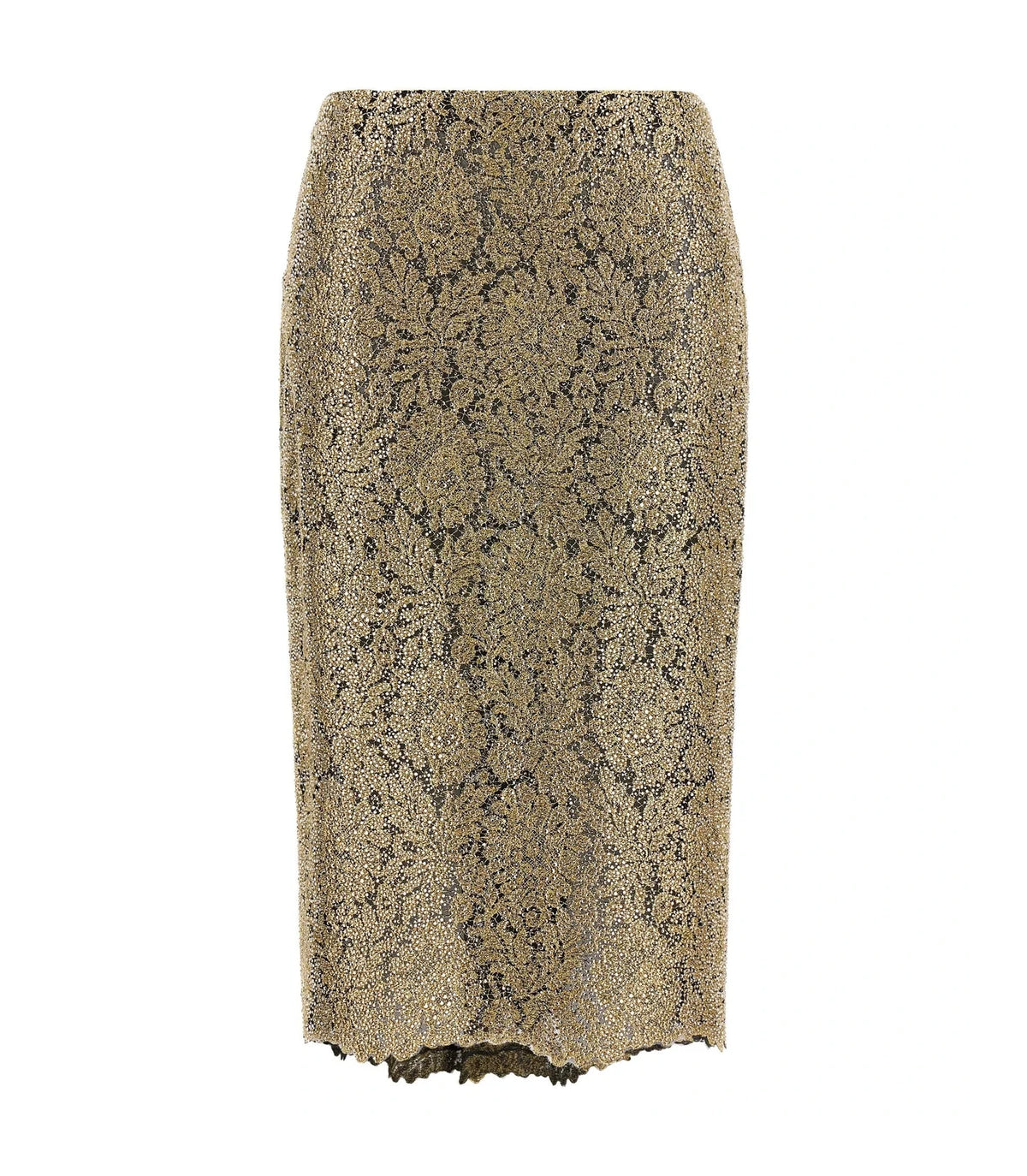 Ermanno Scervino Skirt in gold, Polyester