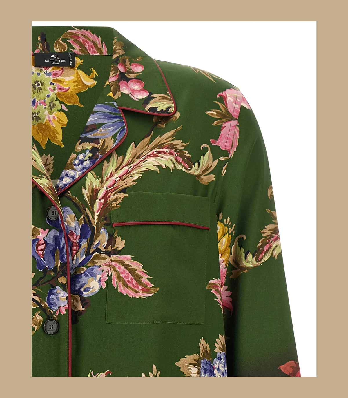 Etro Blouse in green, Polyester — view 3