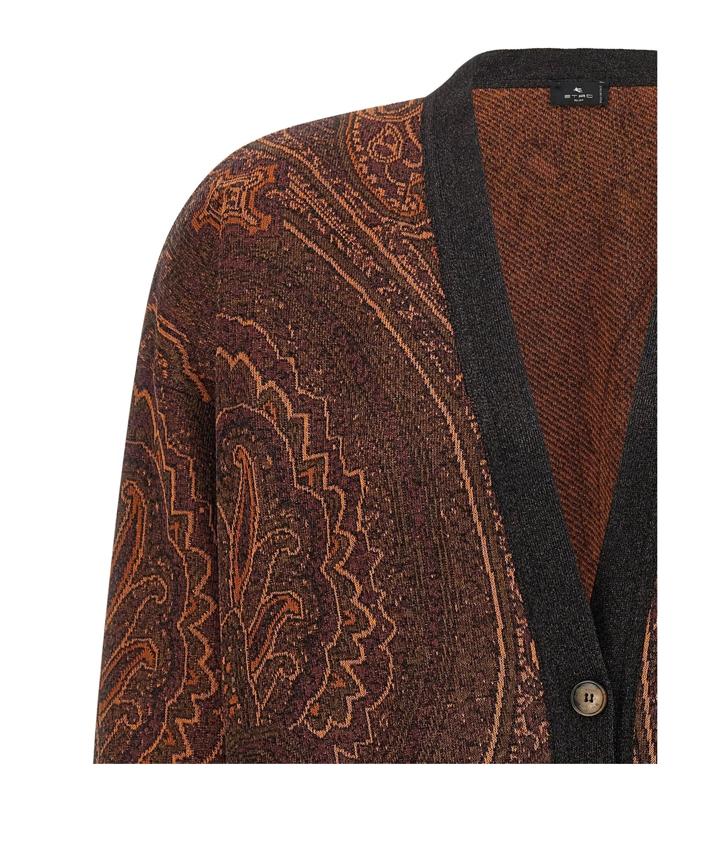 Etro Cardigan in brown — view 3