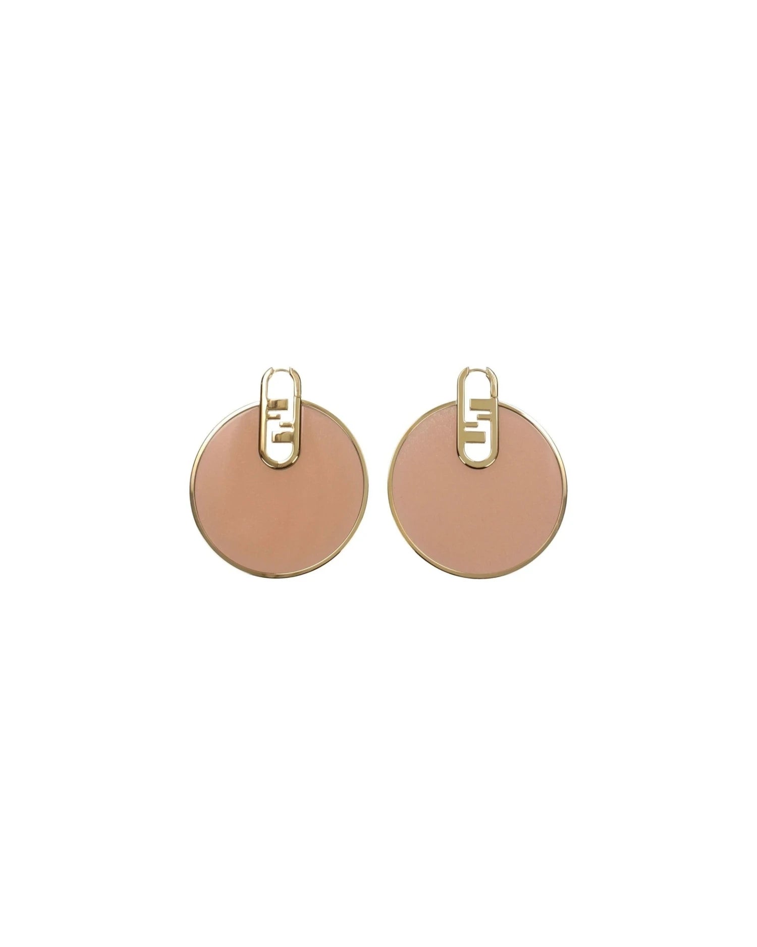 Fendi Plexiglass Pink Earrings Earrings