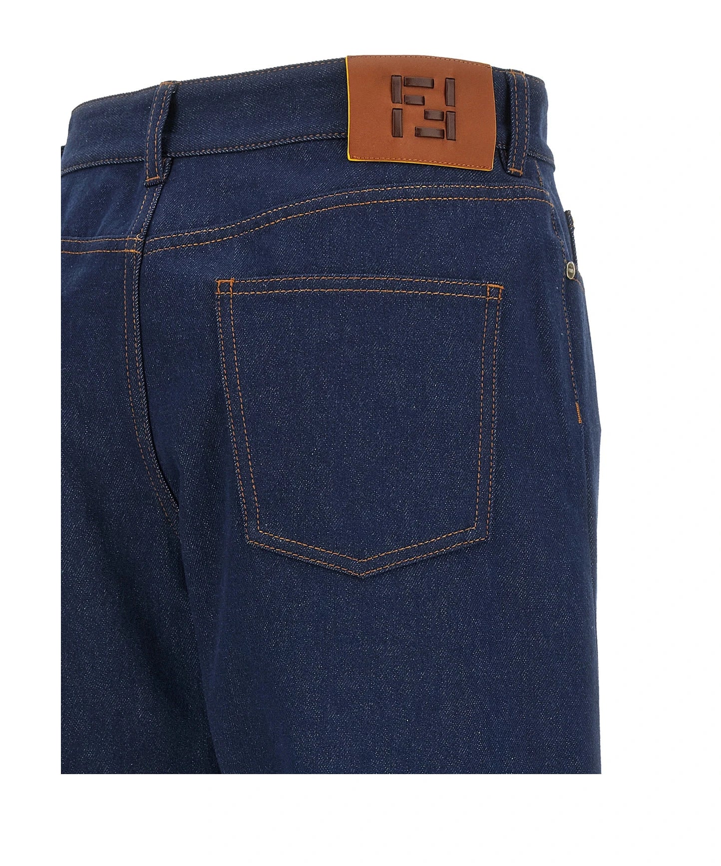 Fendi Jean in blue, Cotton — view 4