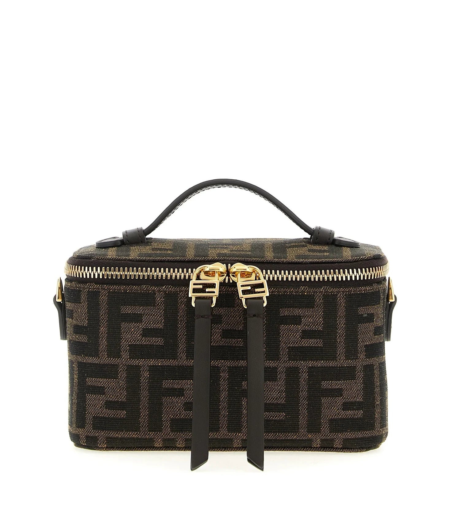 Fendi Makeup Bag in brown, Polyester