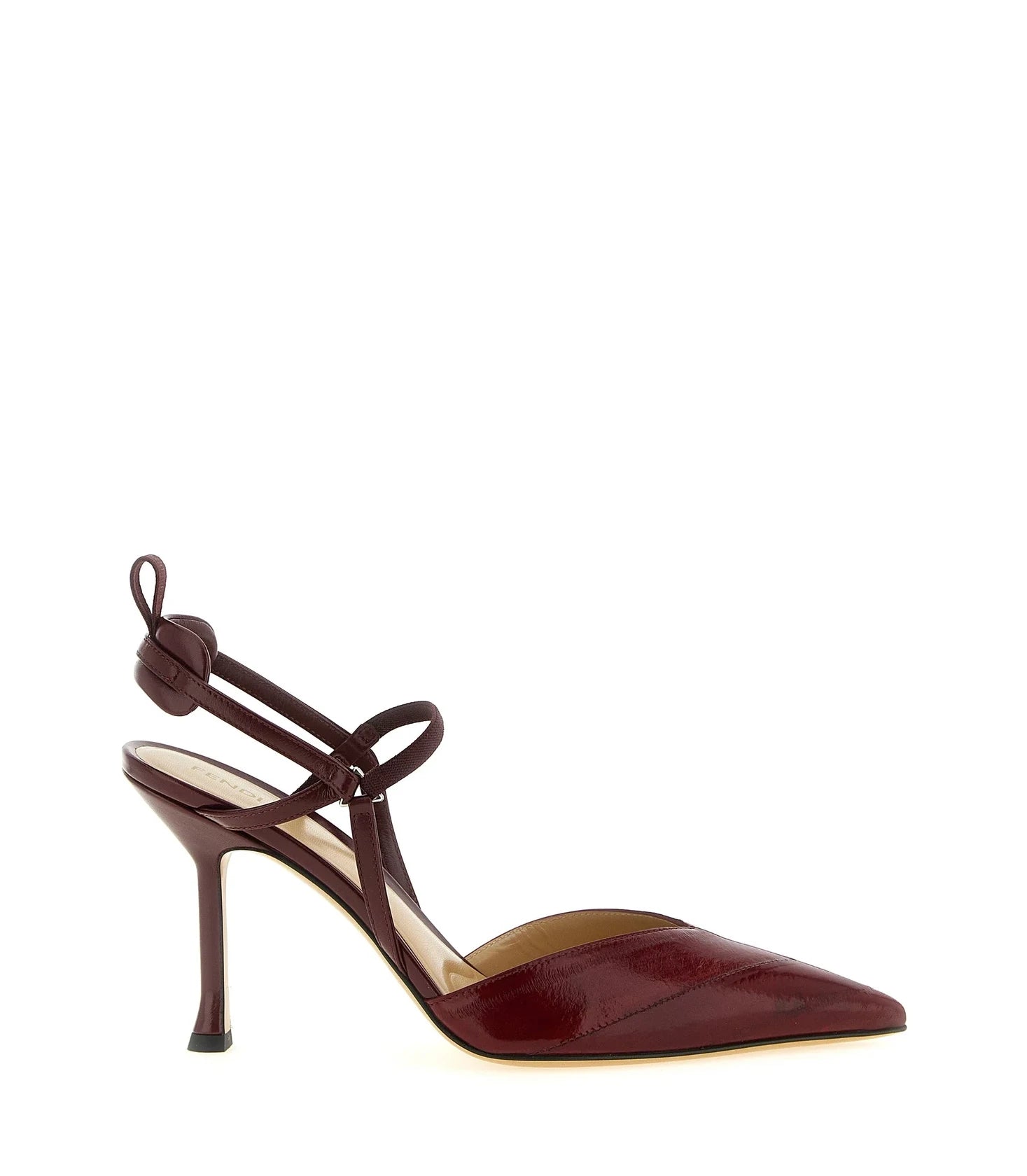 Fendi Pumps in red, Lamb Leather