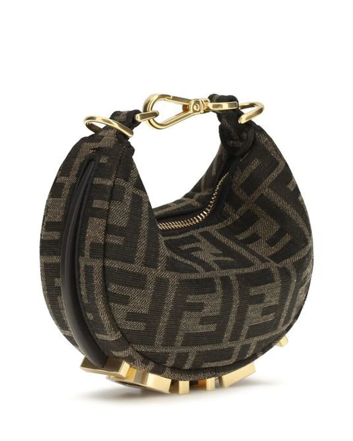 Fendi Shoulder Bag in brown, Polyamide — view 3