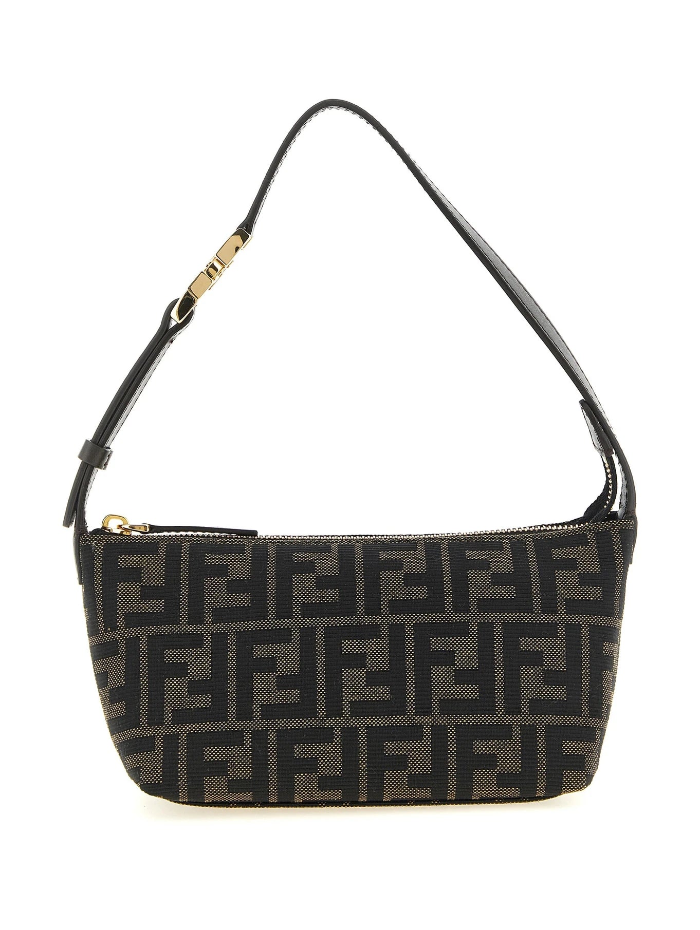 Fendi Shoulder Bag in brown, Polyester