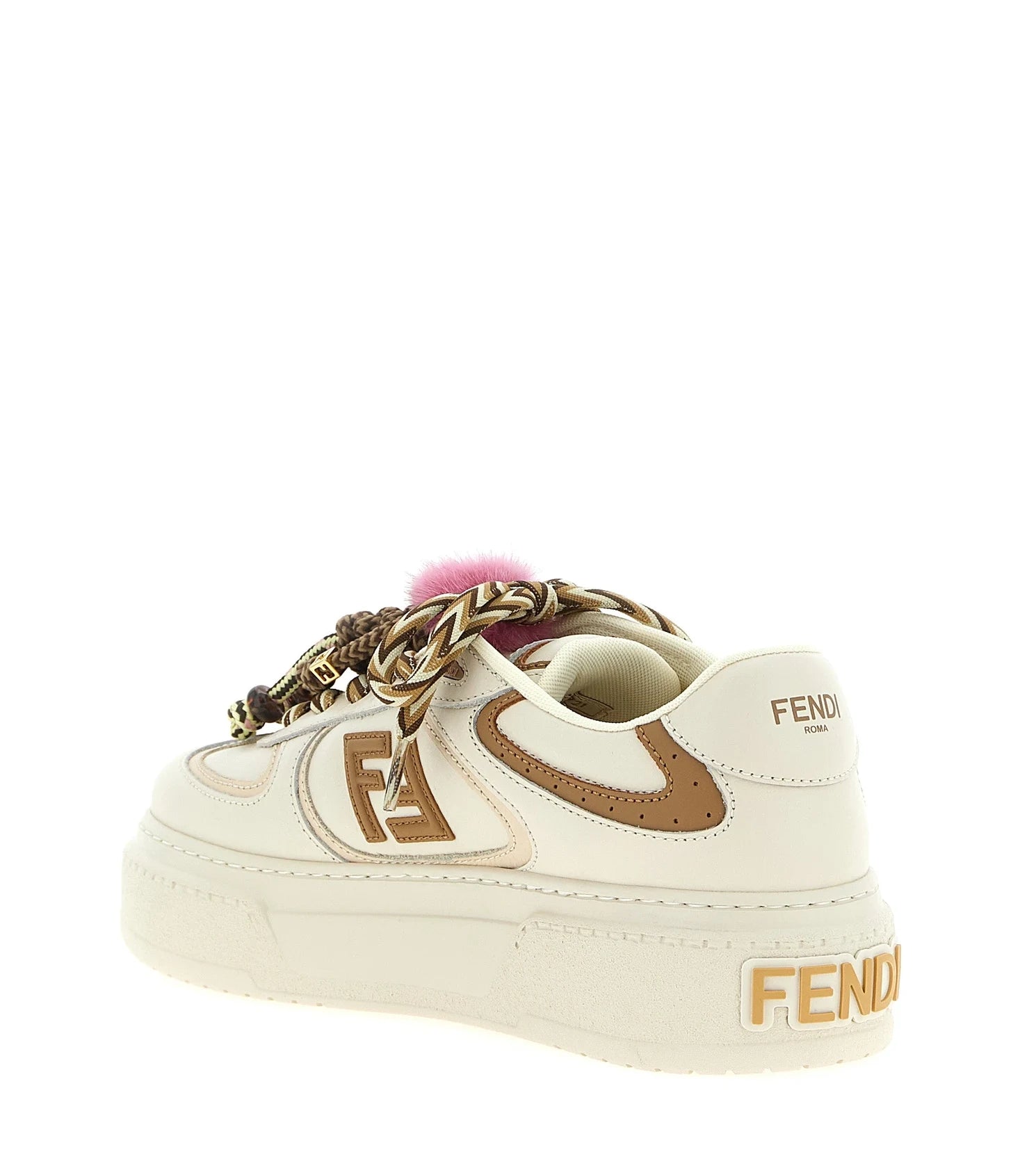 Fendi Sneakers in multicolor, Calfskin Leather — view 3