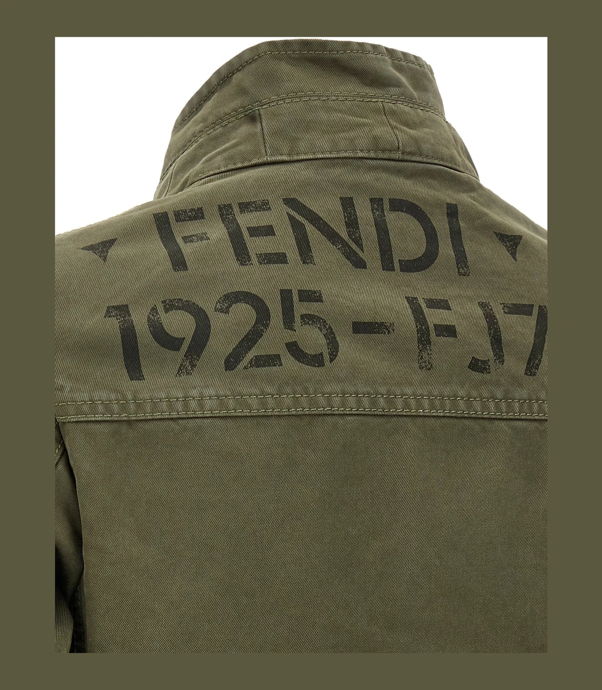Fendi Sport Jacket in green, Cotton — view 4