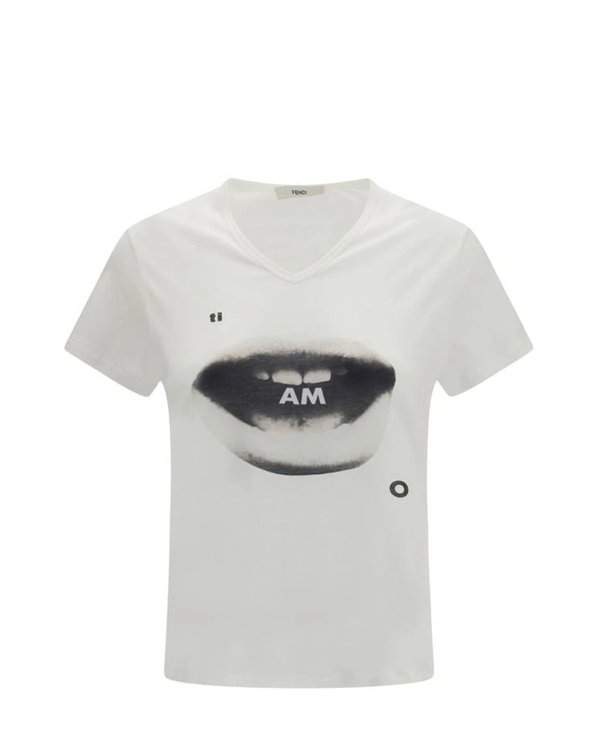 Fendi T-Shirt in white, Cotton