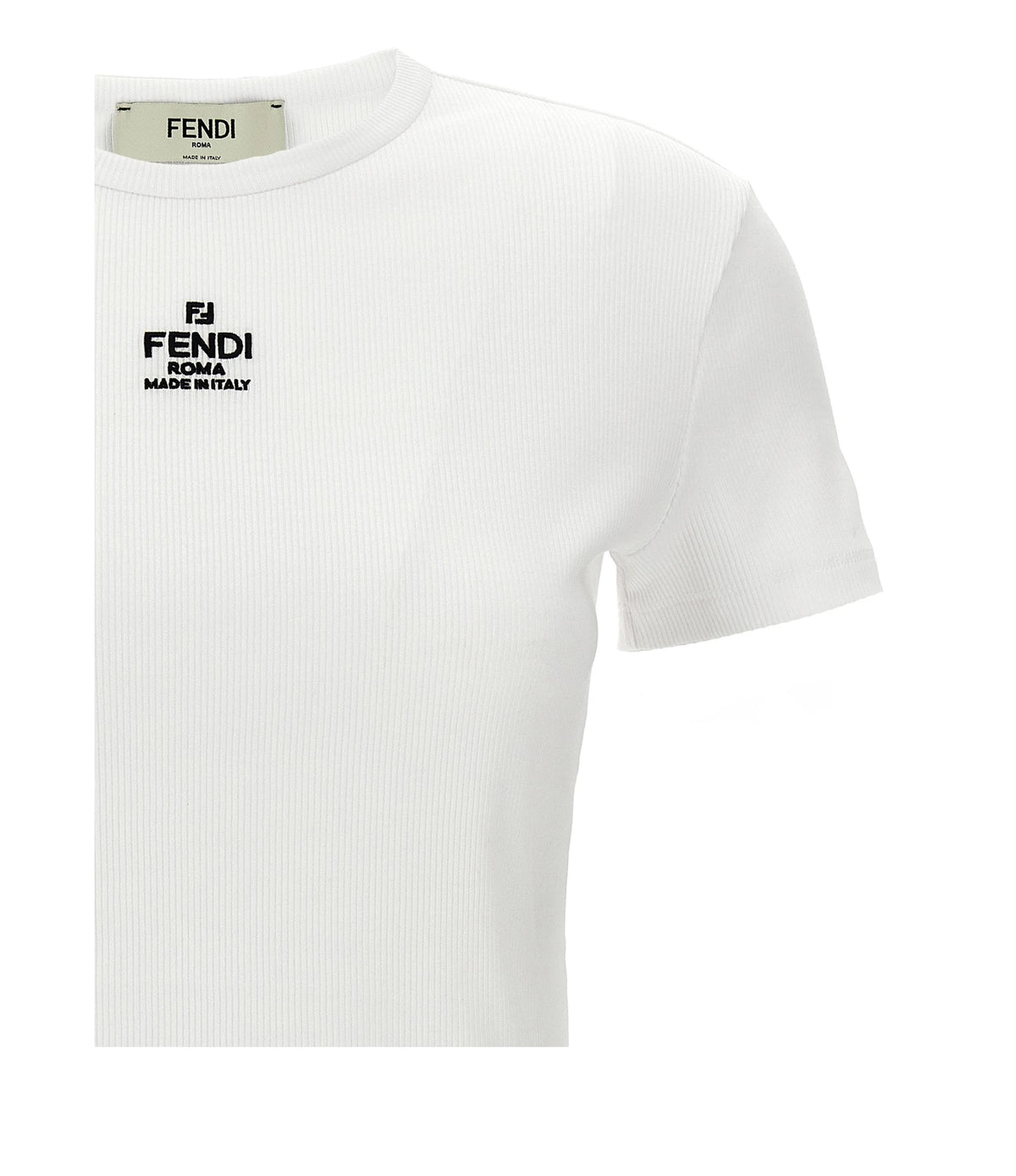Fendi T-Shirt in white, Cotton — view 3