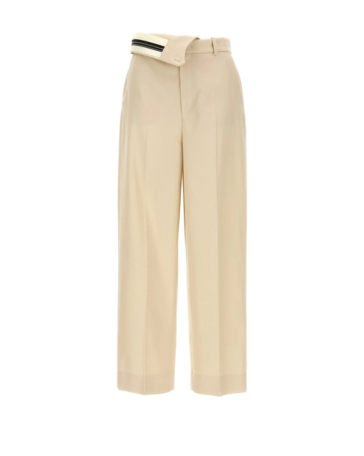 Fendi Trouser in beige, Wool