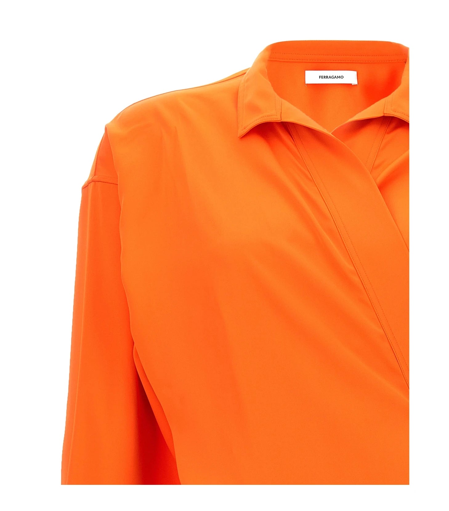 Ferragamo Blouse in orange, Viscose — view 3