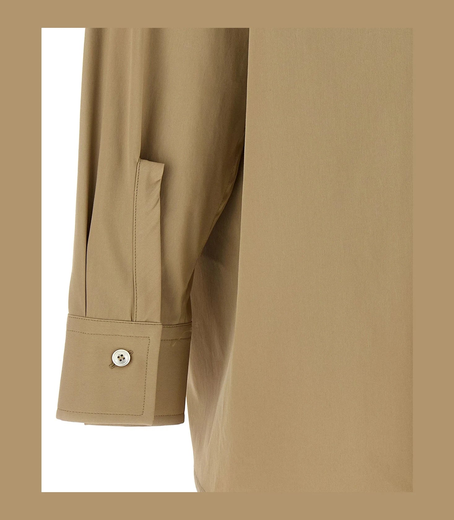 Ferragamo Dress Shirt in beige, Cotton — view 4