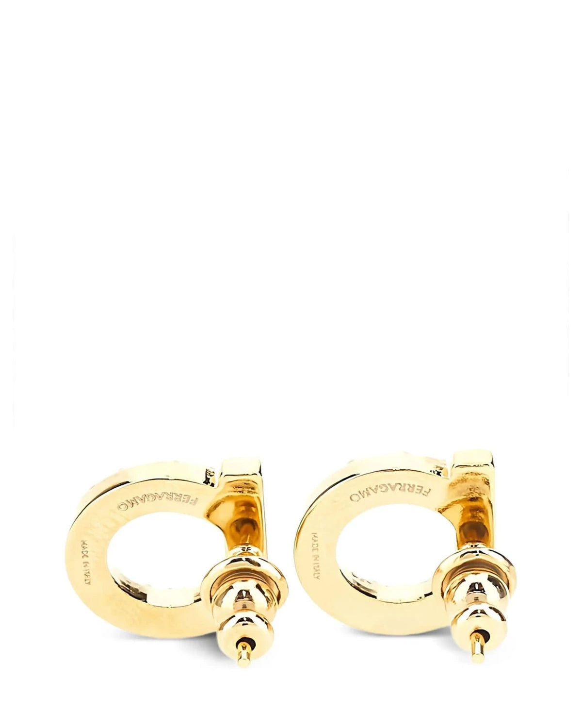 Ferragamo Earring in gold, Brass — view 2