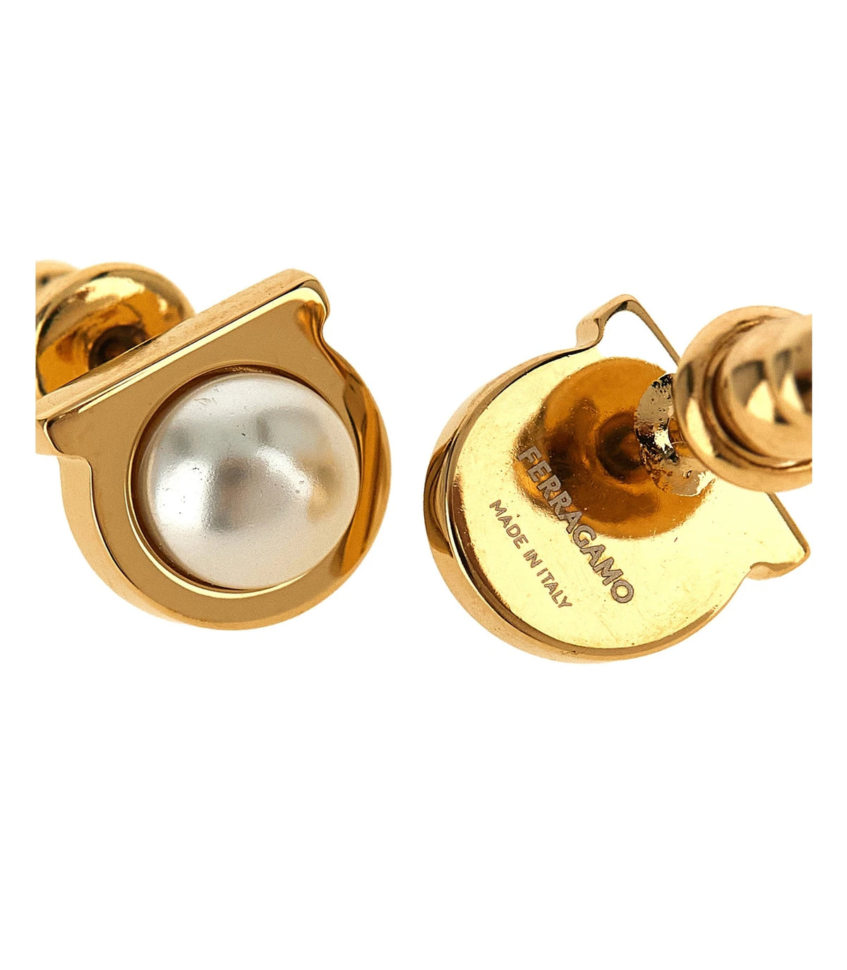 Ferragamo Earring in gold, Brass — view 3