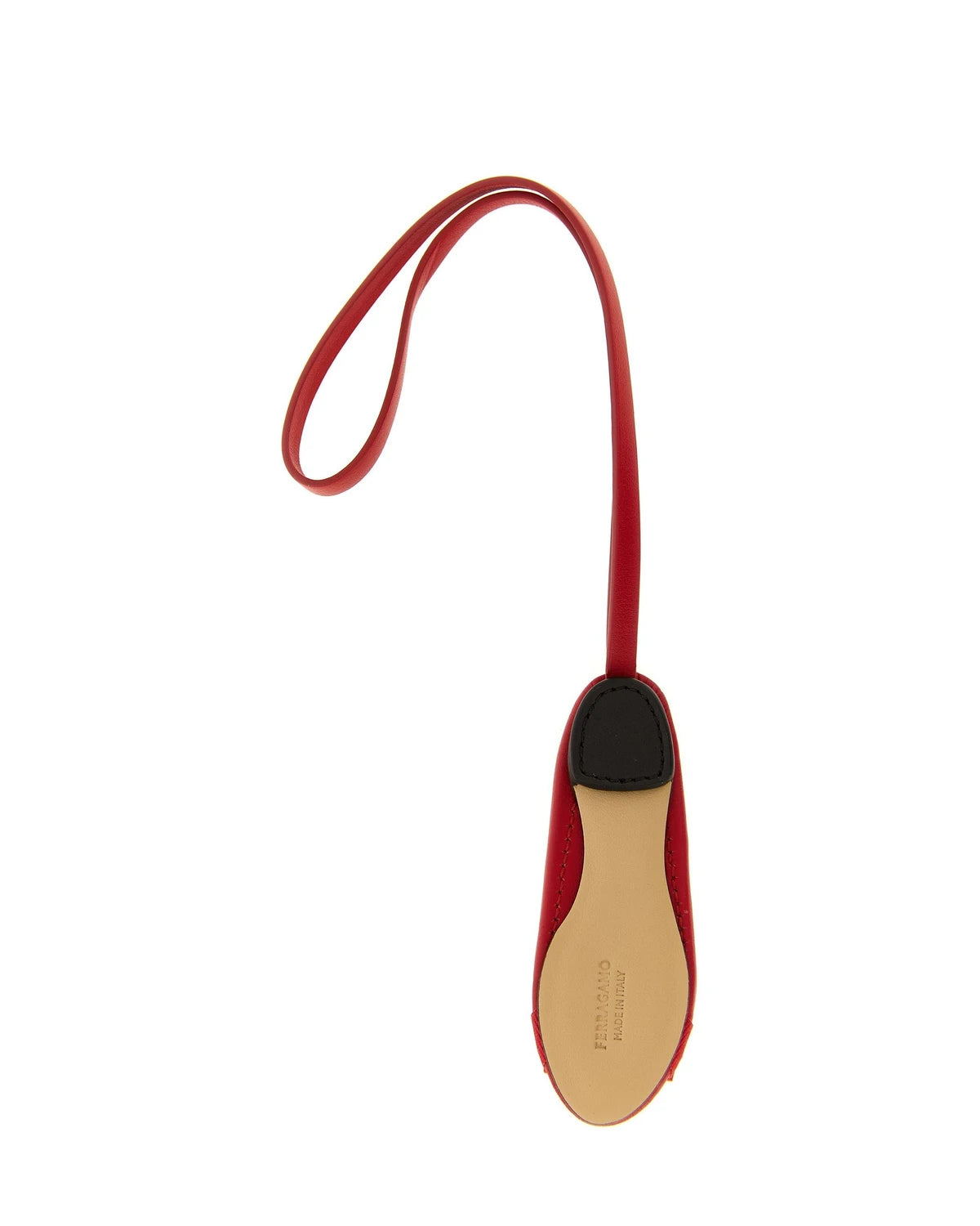 Ferragamo Keychain in red — view 2