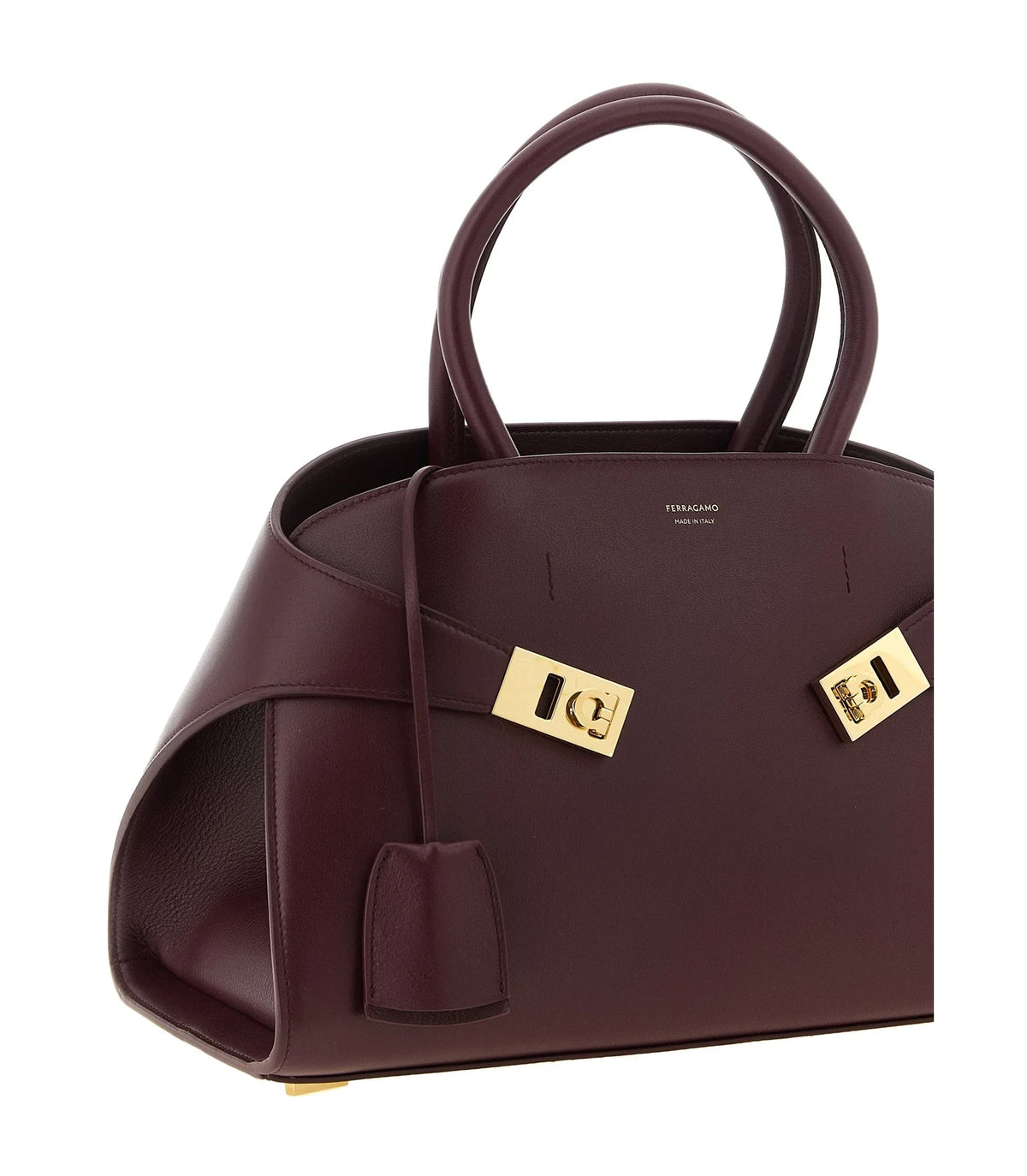 Ferragamo Satchel Bag in red, Calfskin Leather — view 3