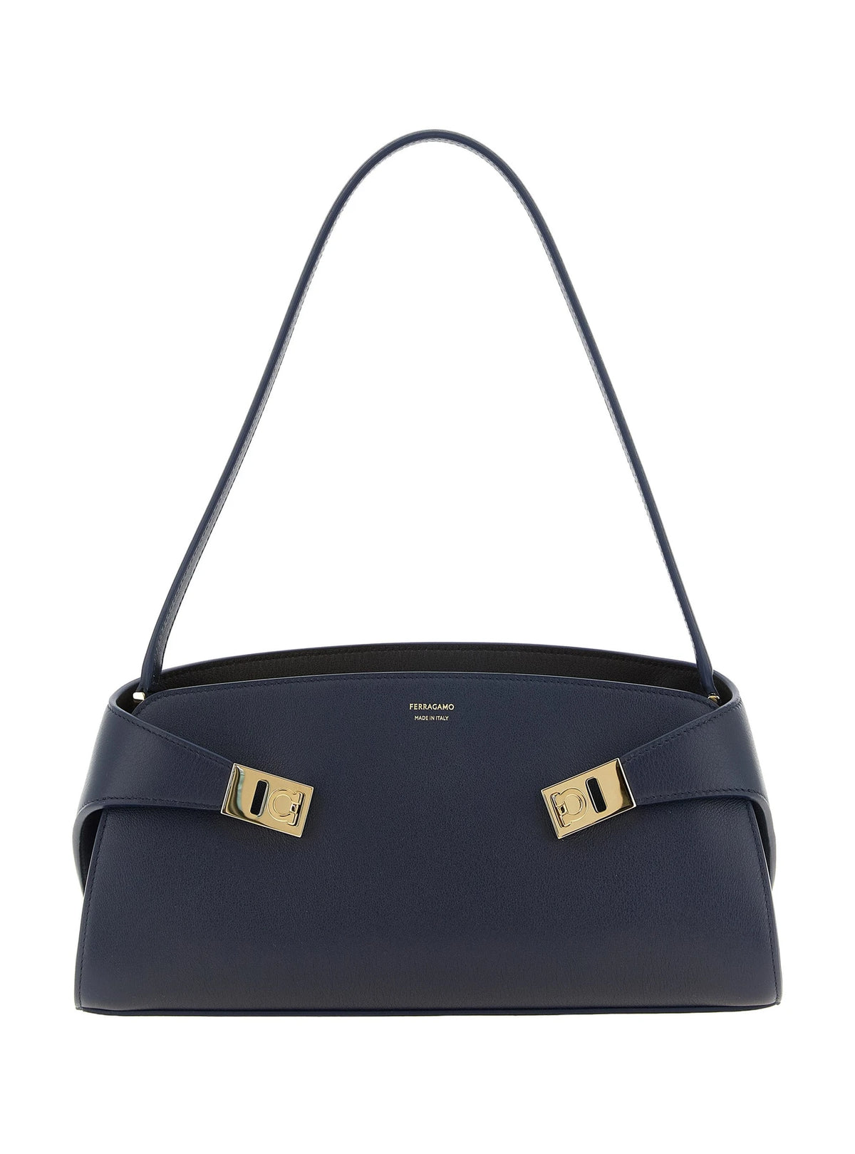 Ferragamo Shoulder Bag in blue, Calfskin Leather