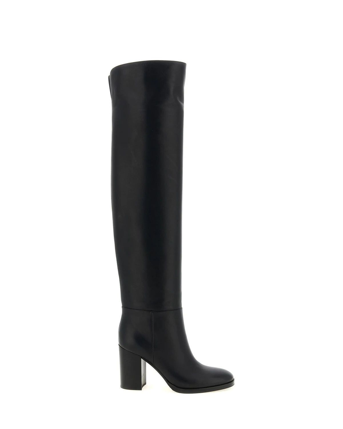Gianvito Rossi Knee High Boots in black, Calfskin Leather