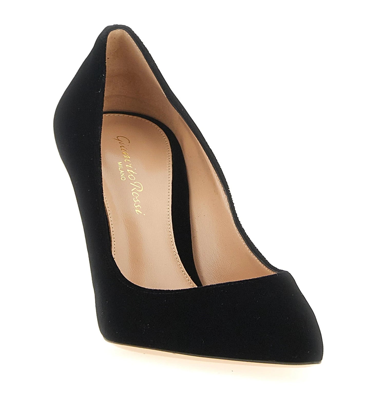 Gianvito Rossi Pumps in black, Velvet — view 2
