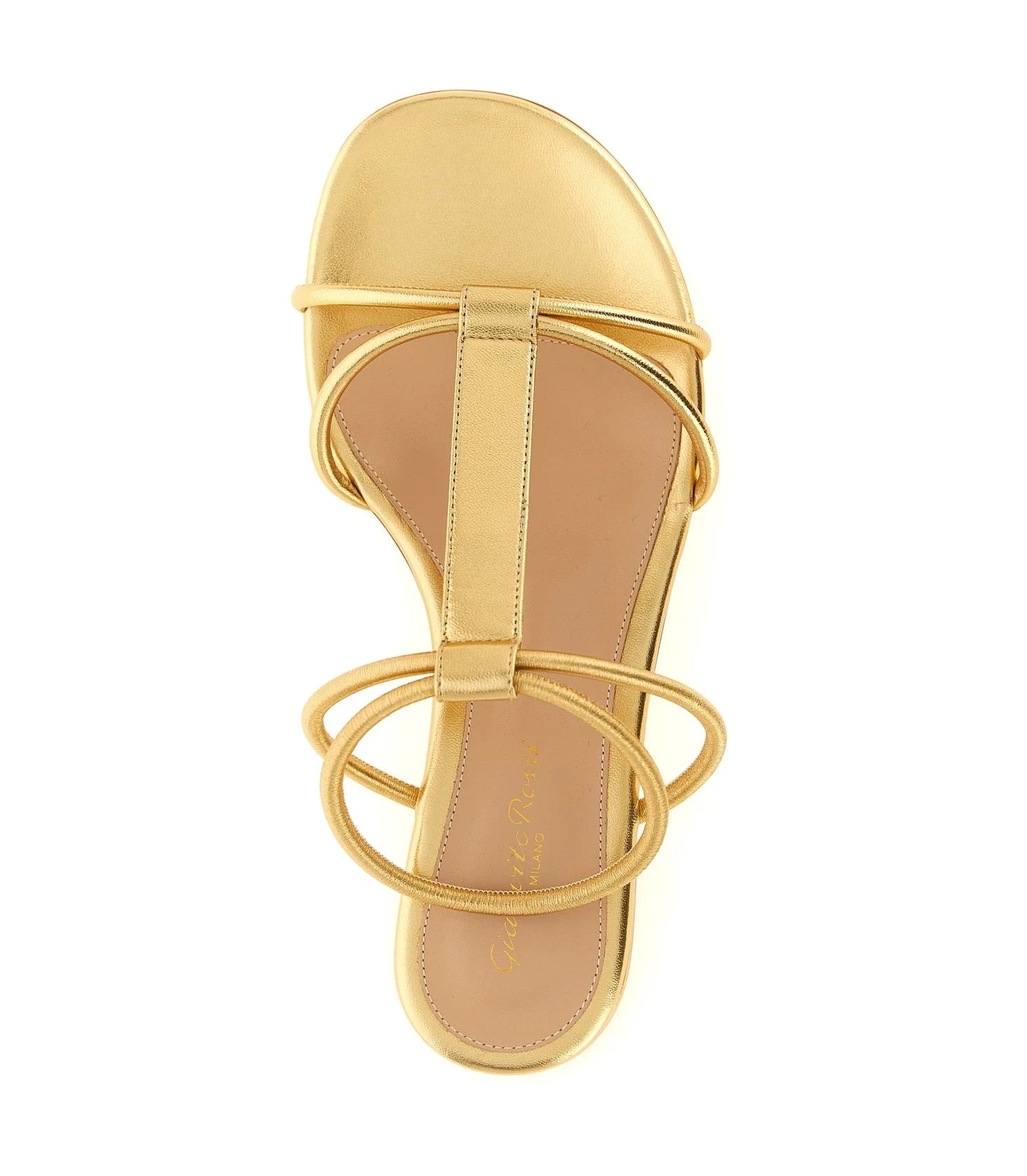 Gianvito Rossi Gold Sandals