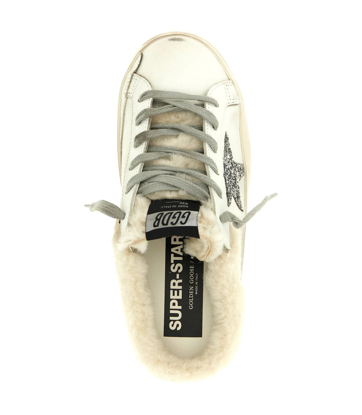 Golden Goose Slides in white, Leather — view 4