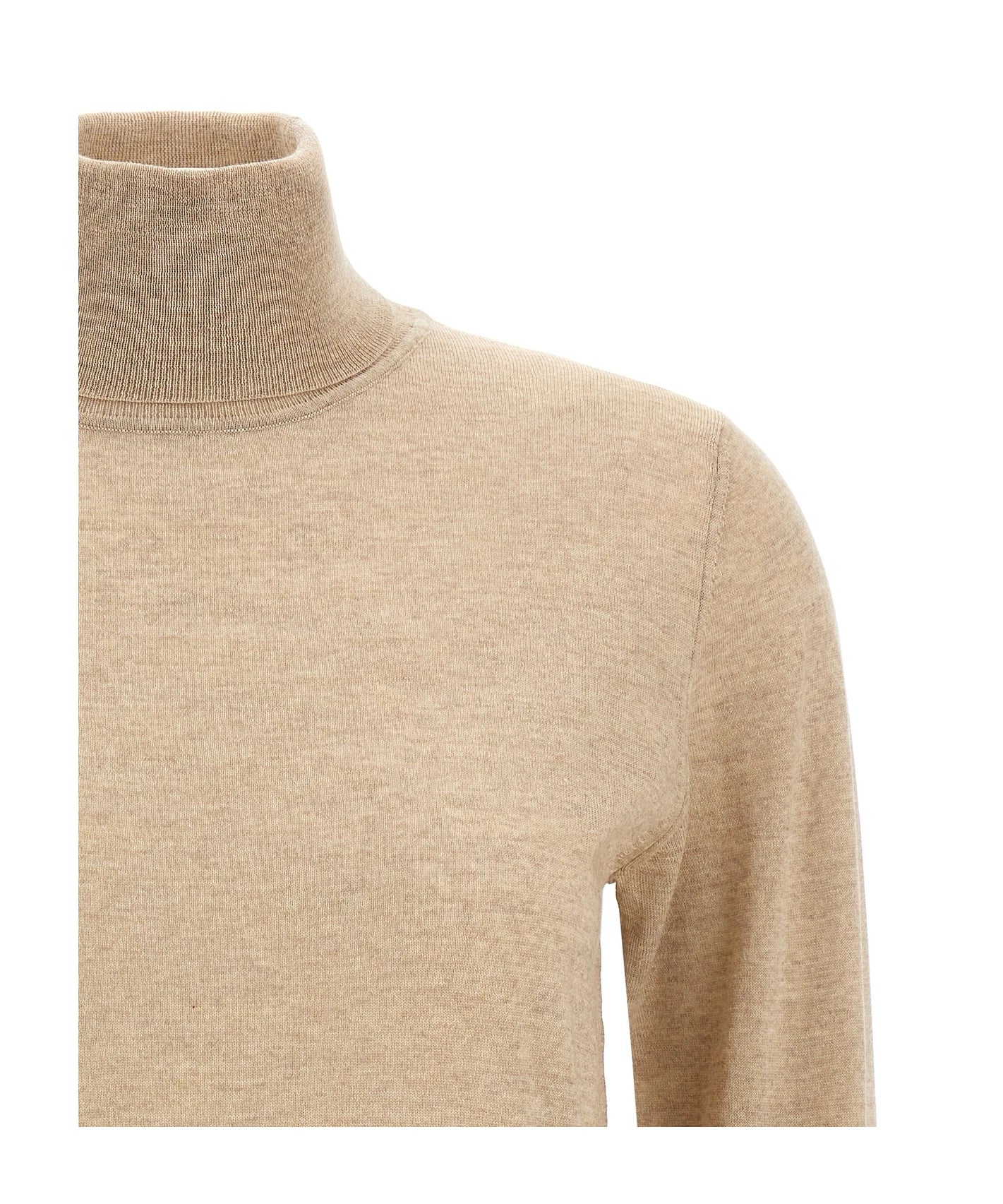Golden Goose Sweater in beige, Virgin Wool — view 3
