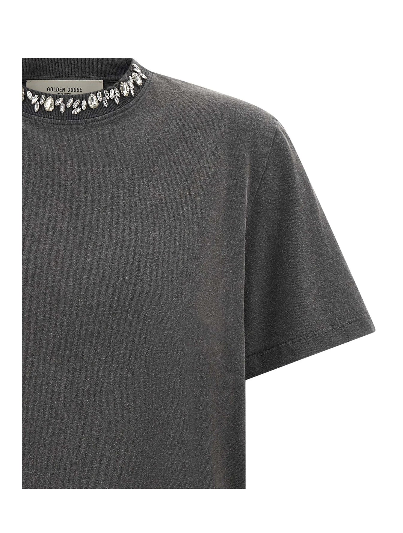 Golden Goose T-Shirt in gray, Cotton — view 3