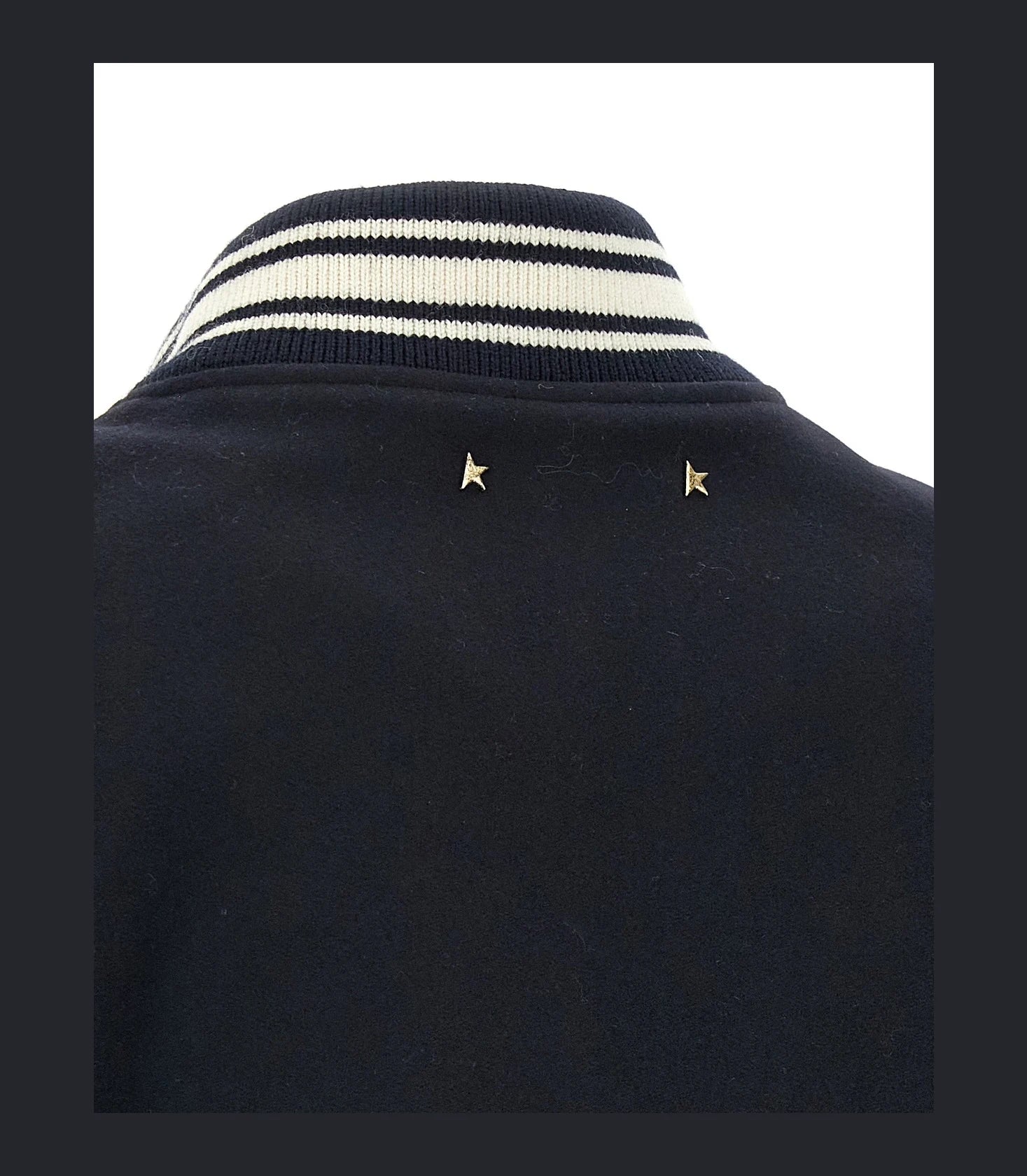Golden Goose Varsity Jacket in blue, Virgin Wool — view 5