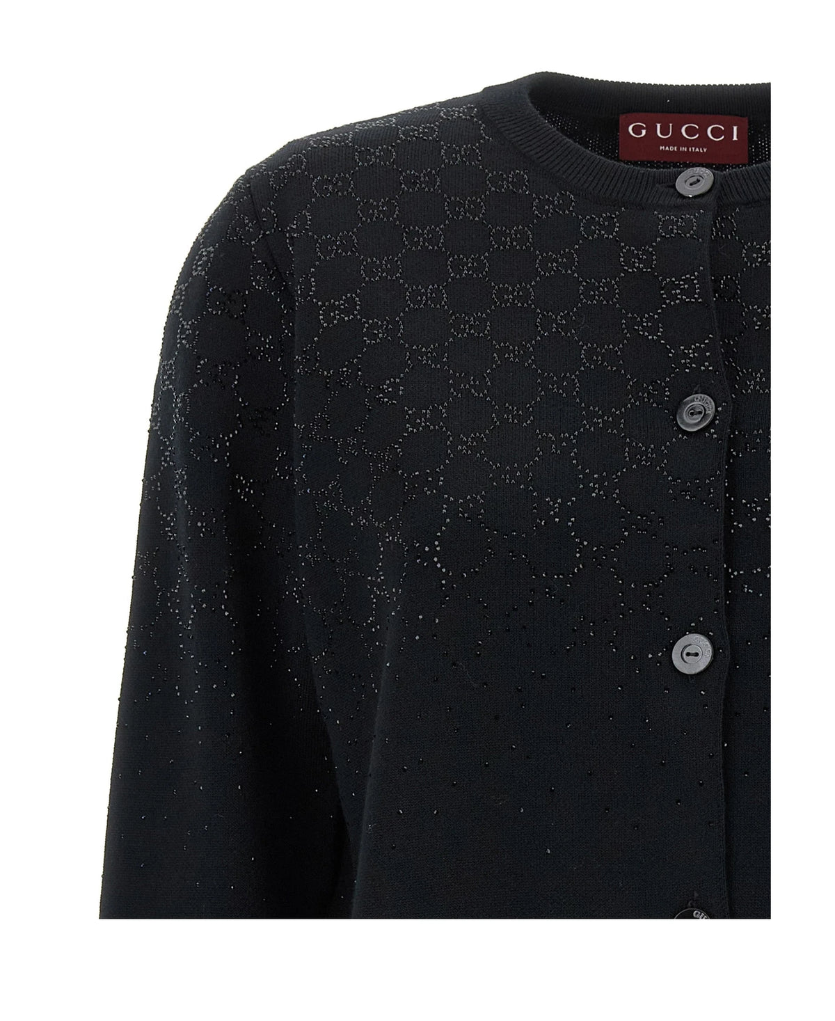 Gucci Cardigan in black, Wool — view 3
