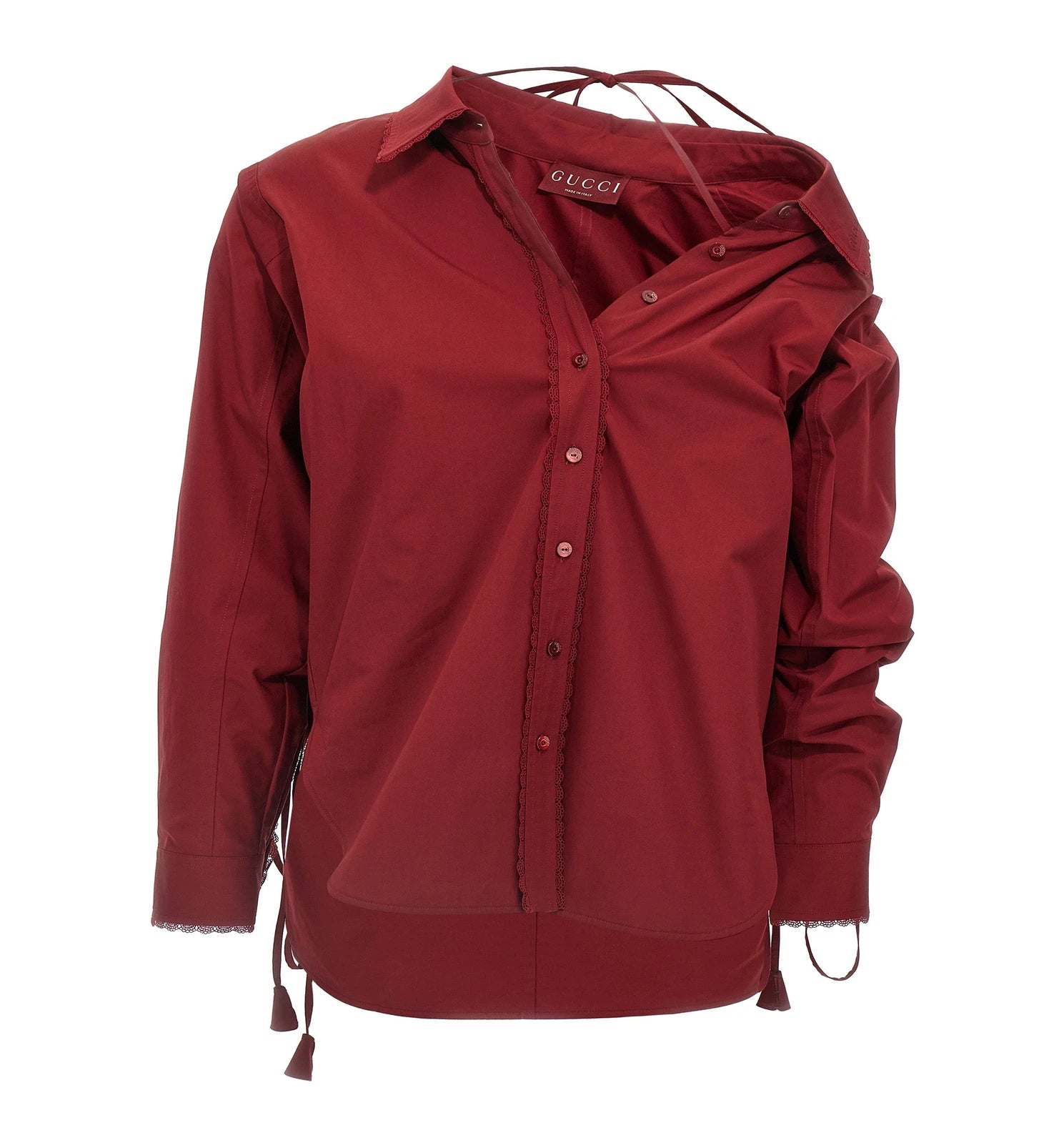 Gucci Dress Shirt in red, Cotton — view 2