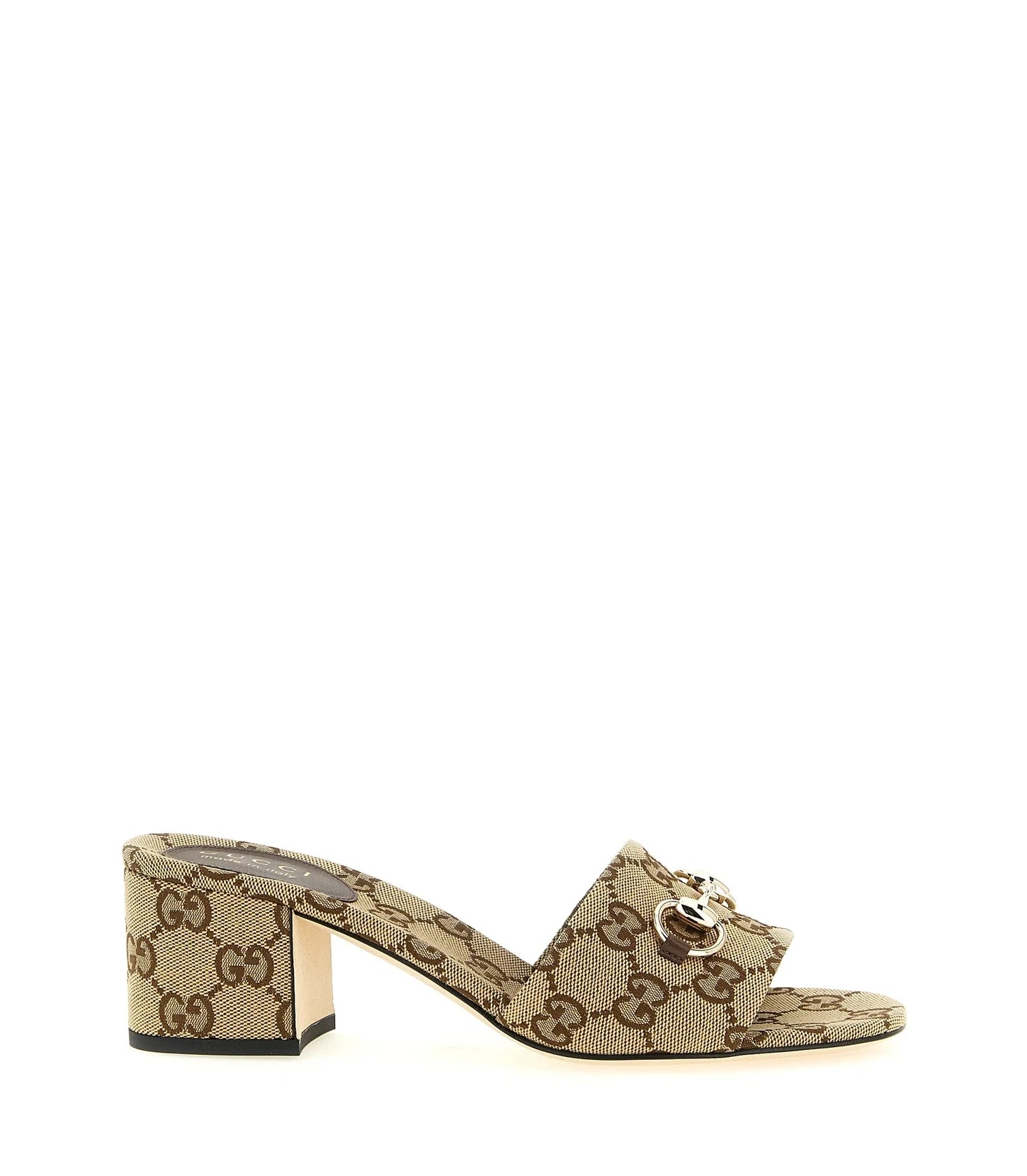 Gucci Slides in beige, Cotton