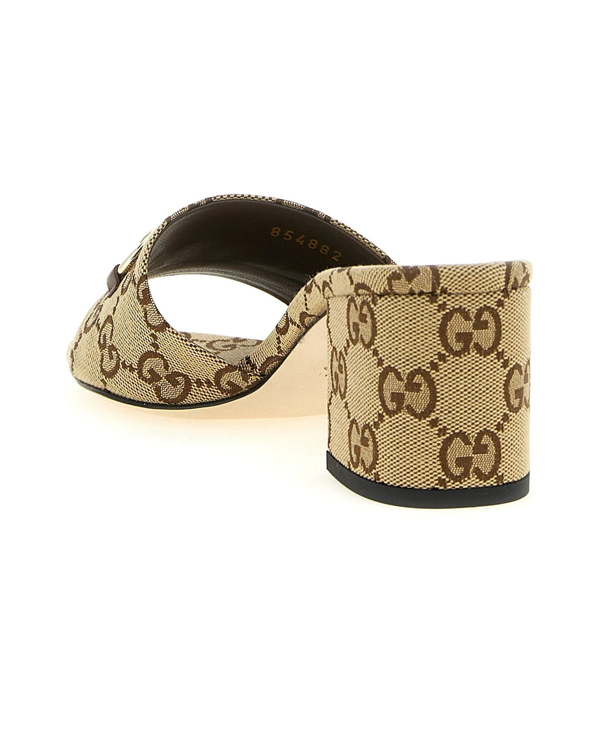 Gucci Slides in beige, Cotton — view 3