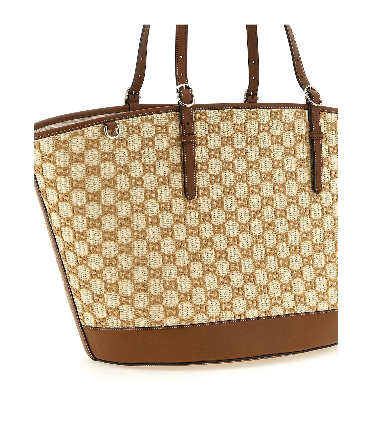 Gucci Tote Bag in brown, Cotton — view 3