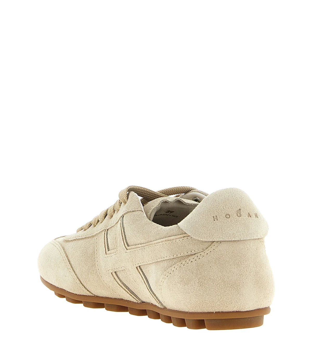 Hogan Sneakers in beige, Calfskin Leather — view 3