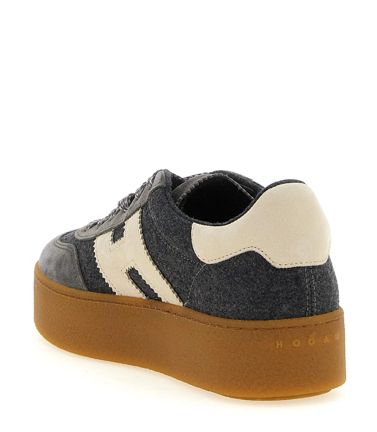 Hogan Sneakers in gray, Wool — view 3