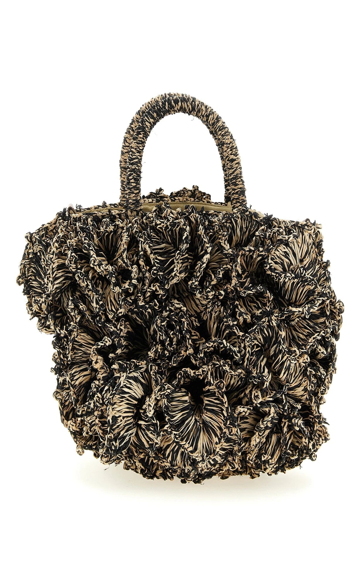 Ibeliv Tote Bag in brown, Raffia