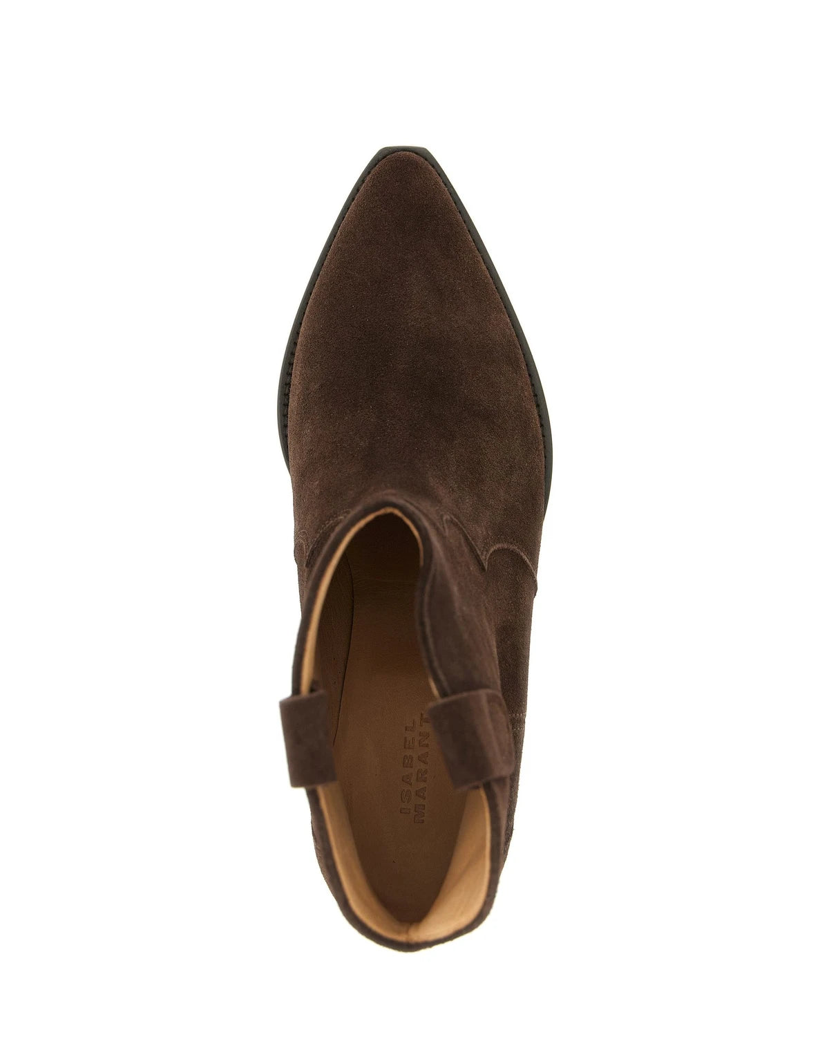 Isabel Marant Chelsea Boots in brown, Calfskin Leather — view 4