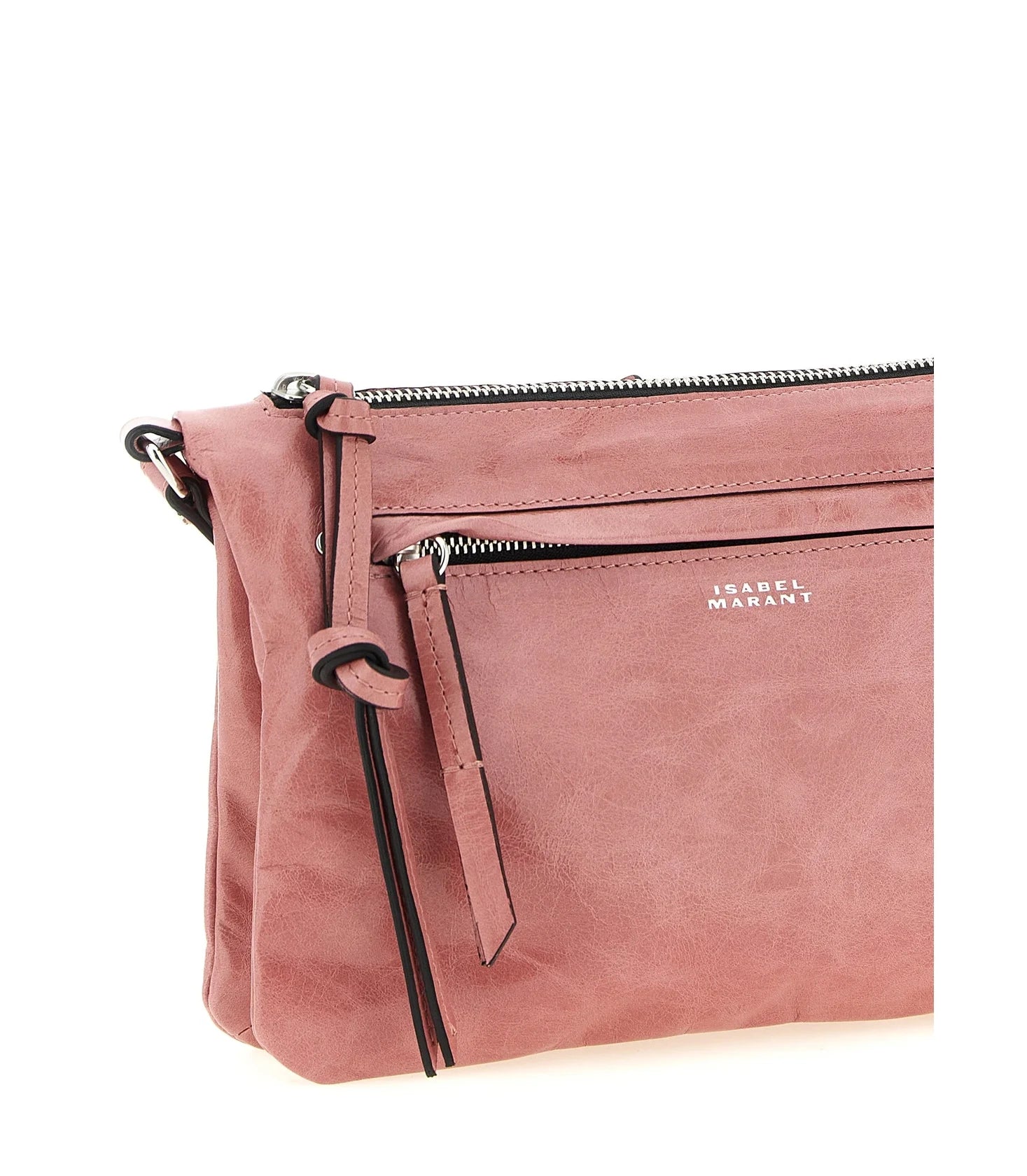 Isabel Marant Cross Body Bag in pink, Calfskin Leather — view 3