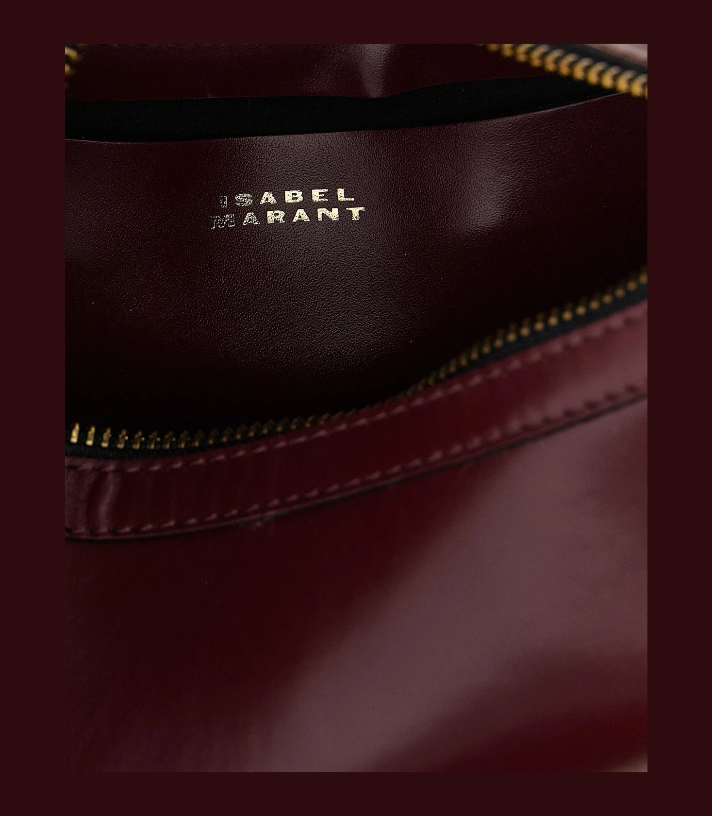 Isabel Marant Shoulder Bag in red, Calfskin Leather — view 4