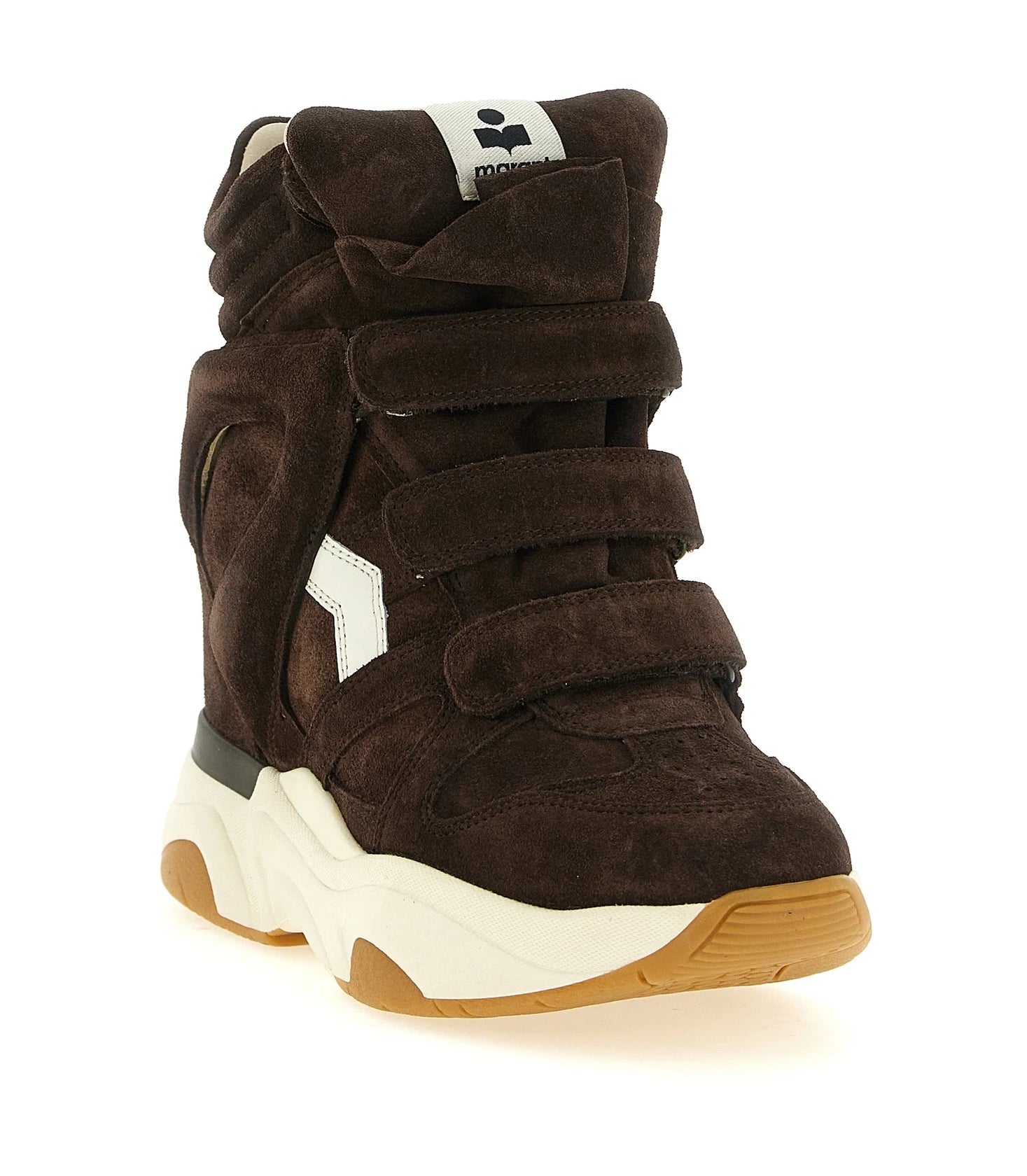 Isabel Marant Sneakers in brown, Calf Leather — view 2