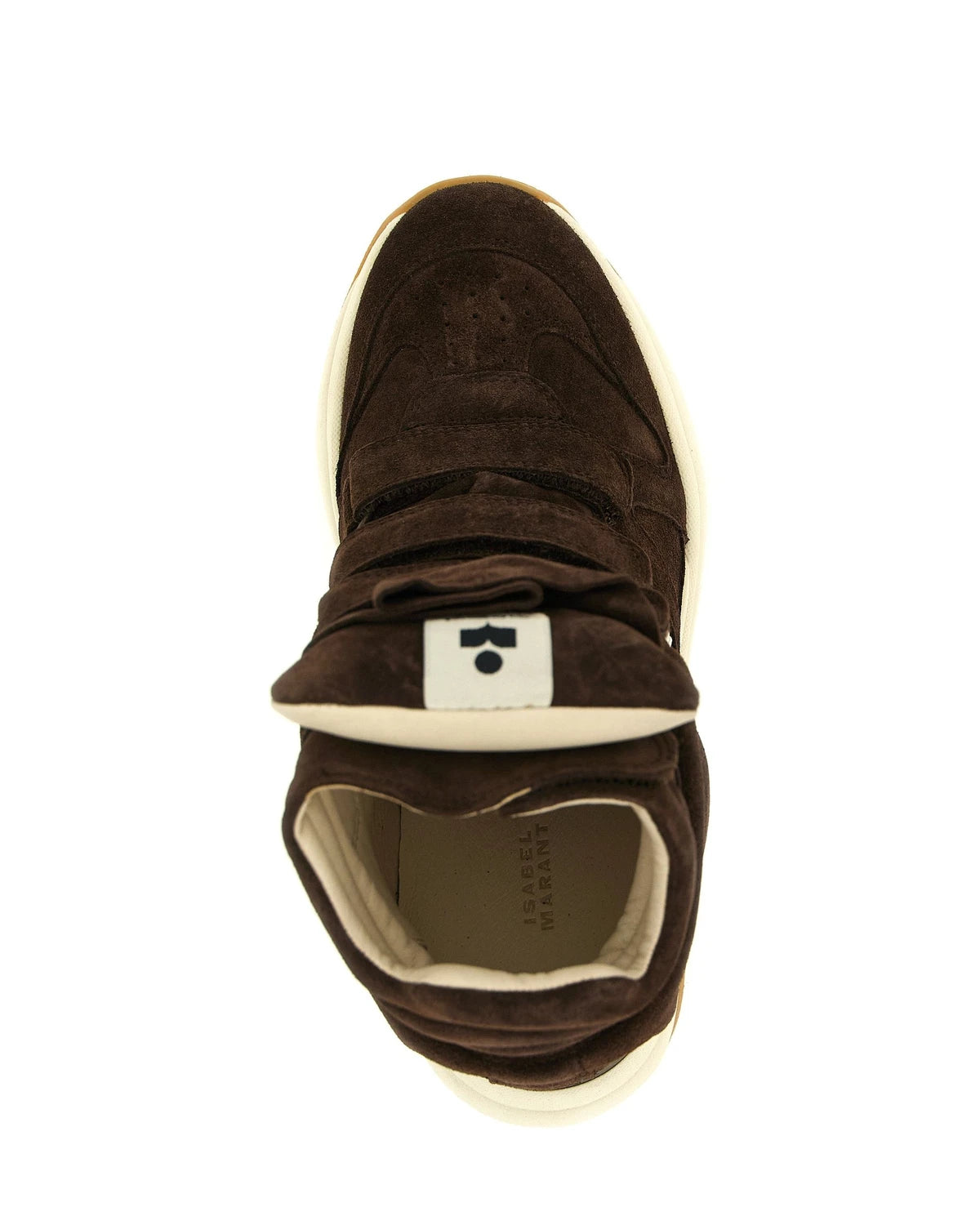 Isabel Marant Sneakers in brown, Calf Leather — view 4