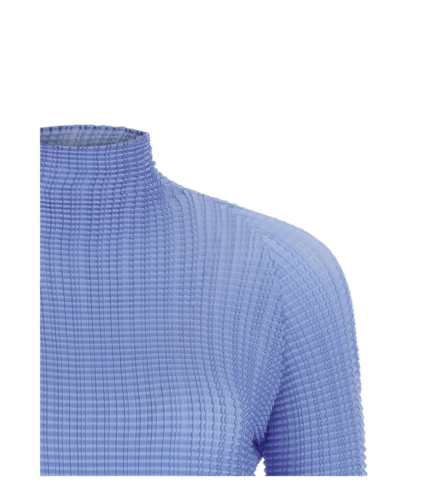 Issey Miyake Blouse in blue, Polyester — view 3