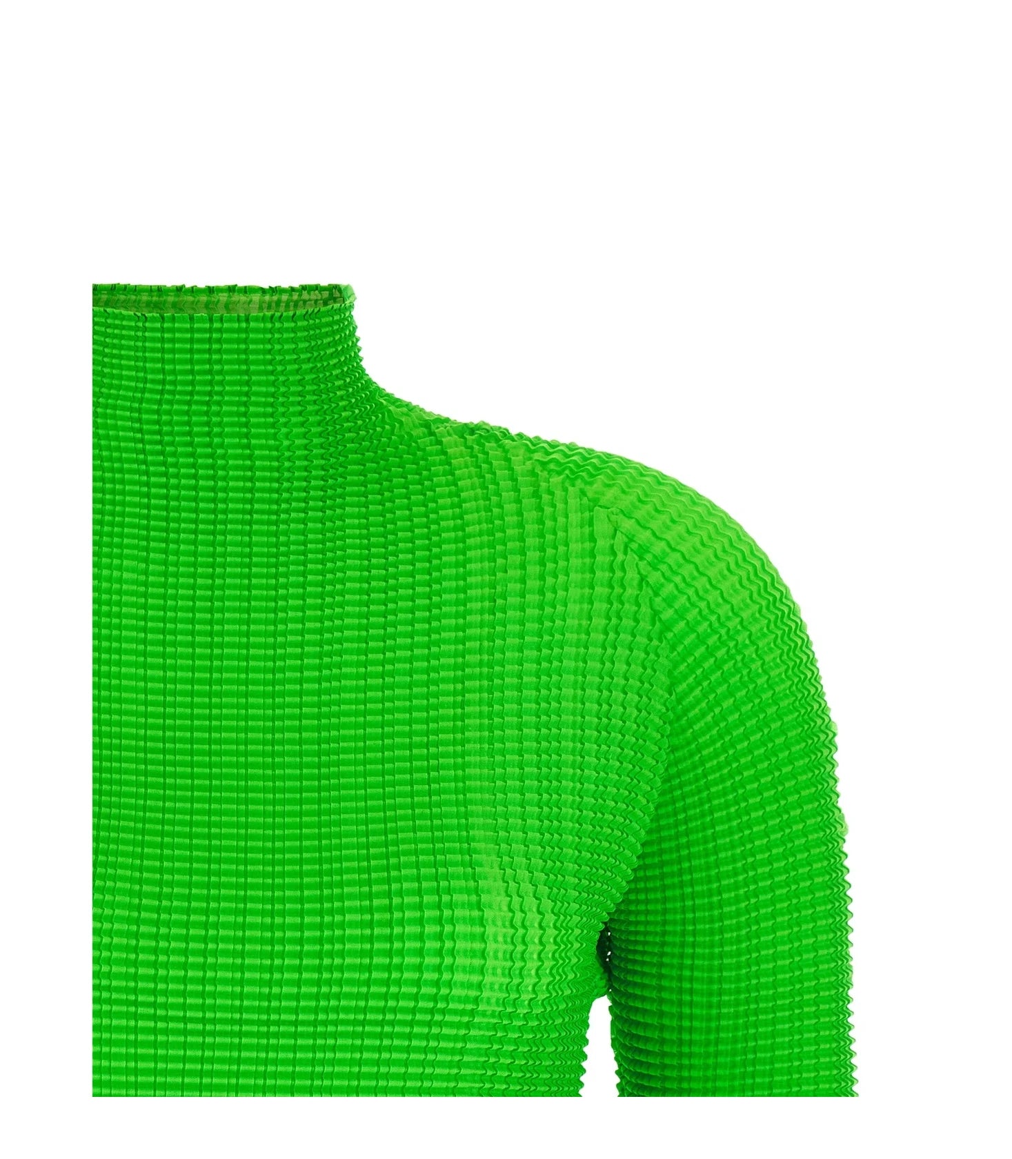Issey Miyake Blouse in green, Polyester — view 3