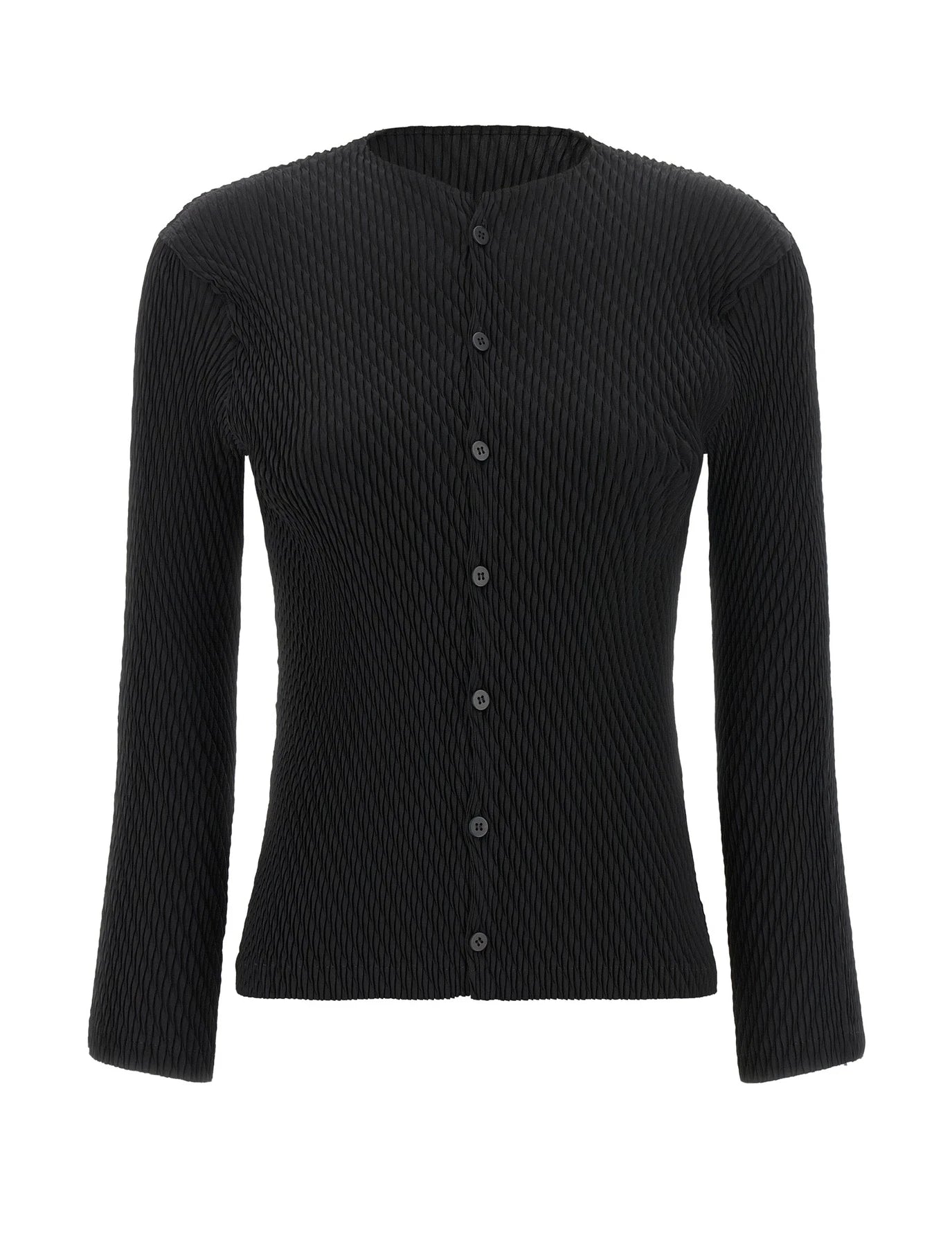 Issey Miyake Cardigan in black, Polyester